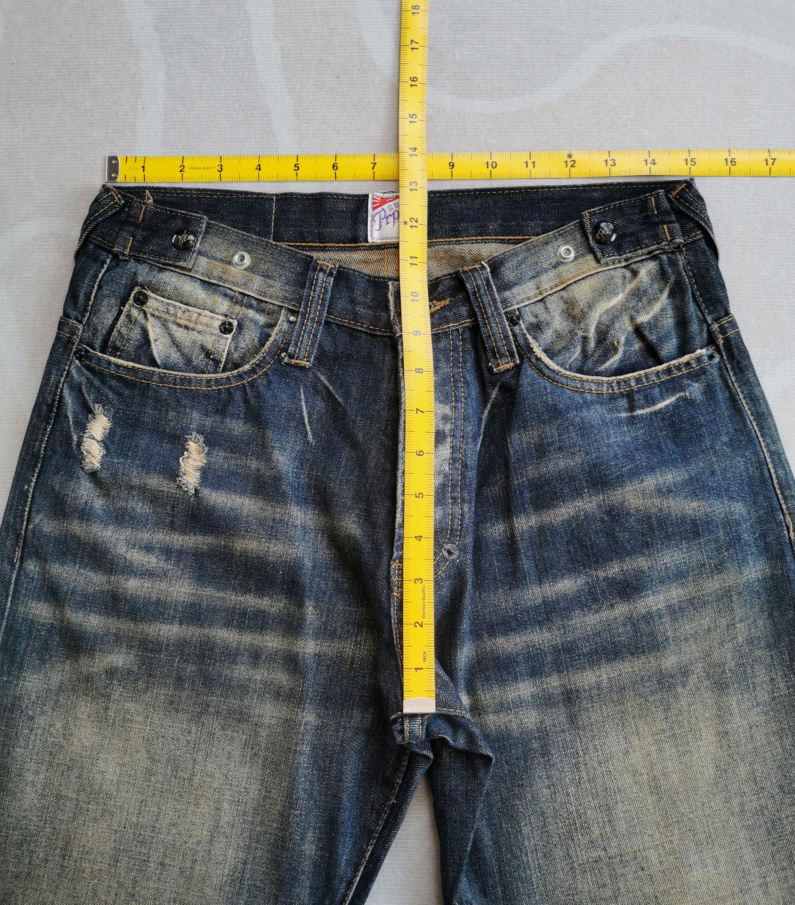 Prps PRPS Heirloom Barracuda Distressed Indigo Denim Size US 30 / EU 46 - 6 Thumbnail