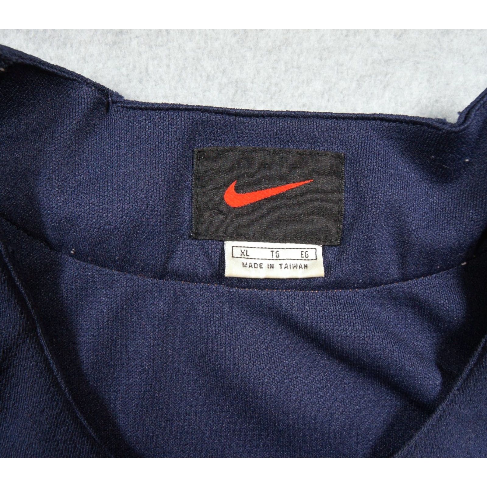 Nike VINTAGE Nike Jersey Mens XL Blue Air Force Baseball NYC Swoosh 90s Nike Nike Shirt Sports 90s Mens US Size US XL / EU 56 / 4 - 6 Thumbnail
