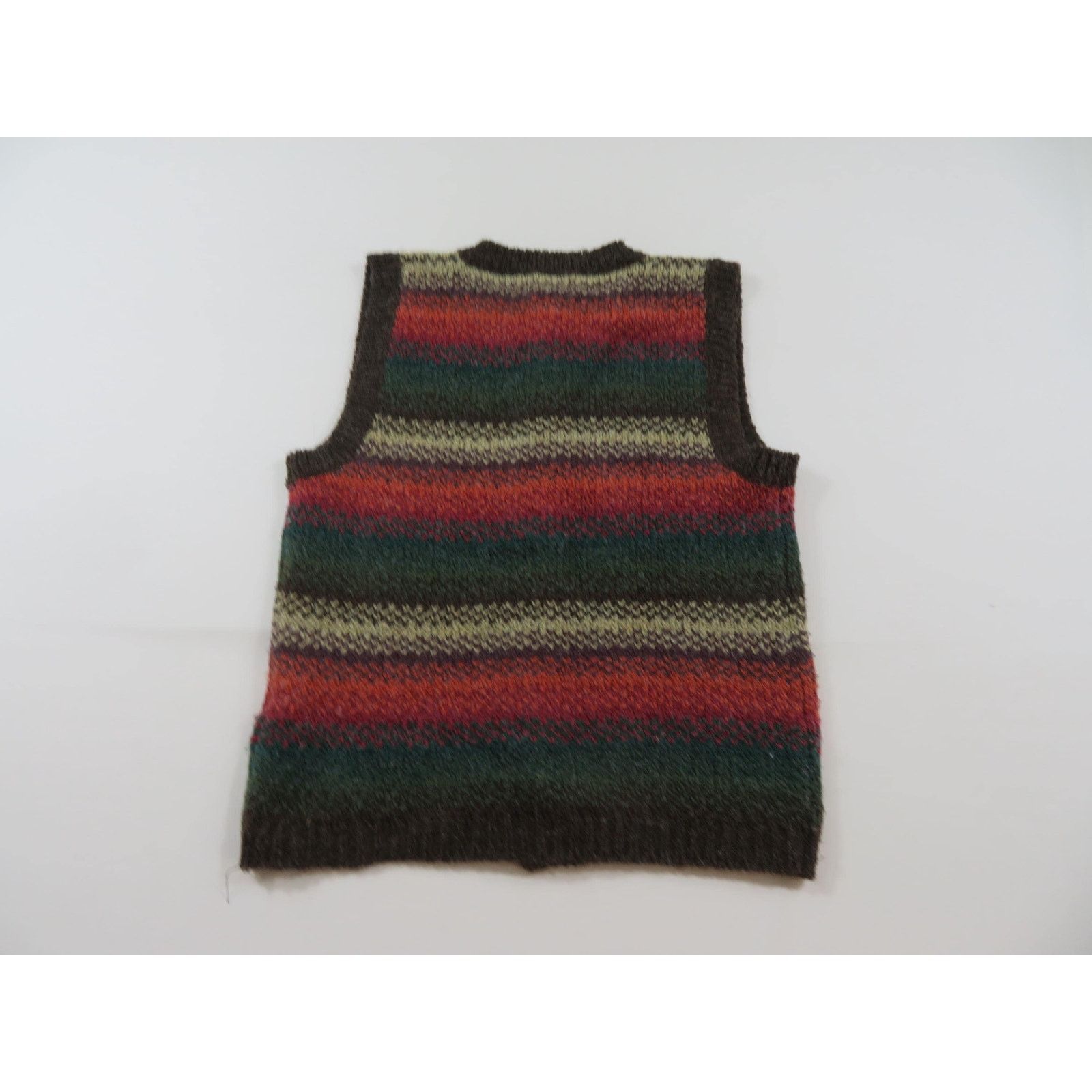 Other St Johns Bay Knit Sweater Vest Striped Button Down S 1990s Size S / US 4 / IT 40 - 2 Thumbnail