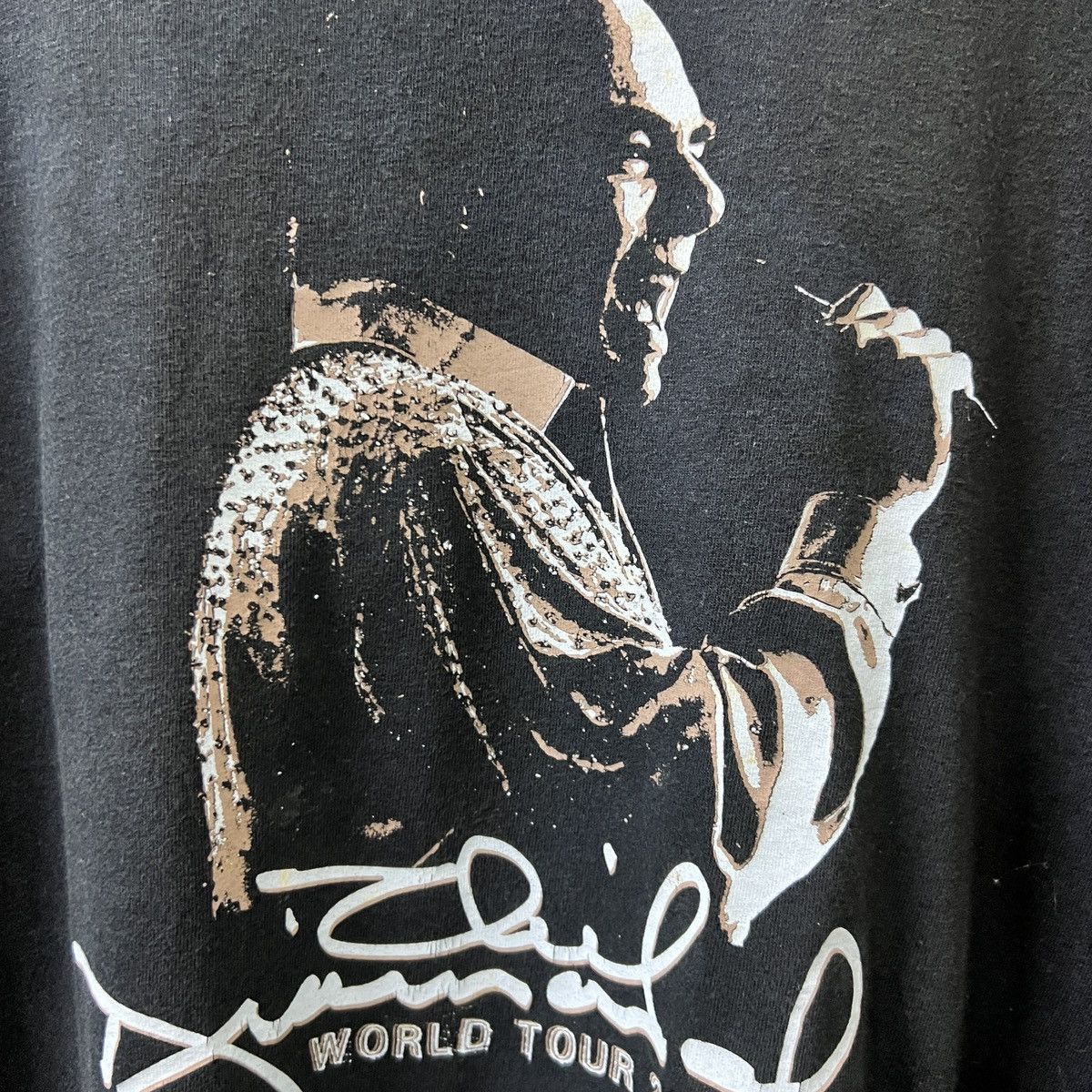 Band Tees × Vintage VTG NEIL DIAMOND WORLD TOUR TEE Size US XXL / EU 58 / 5 - 4 Thumbnail
