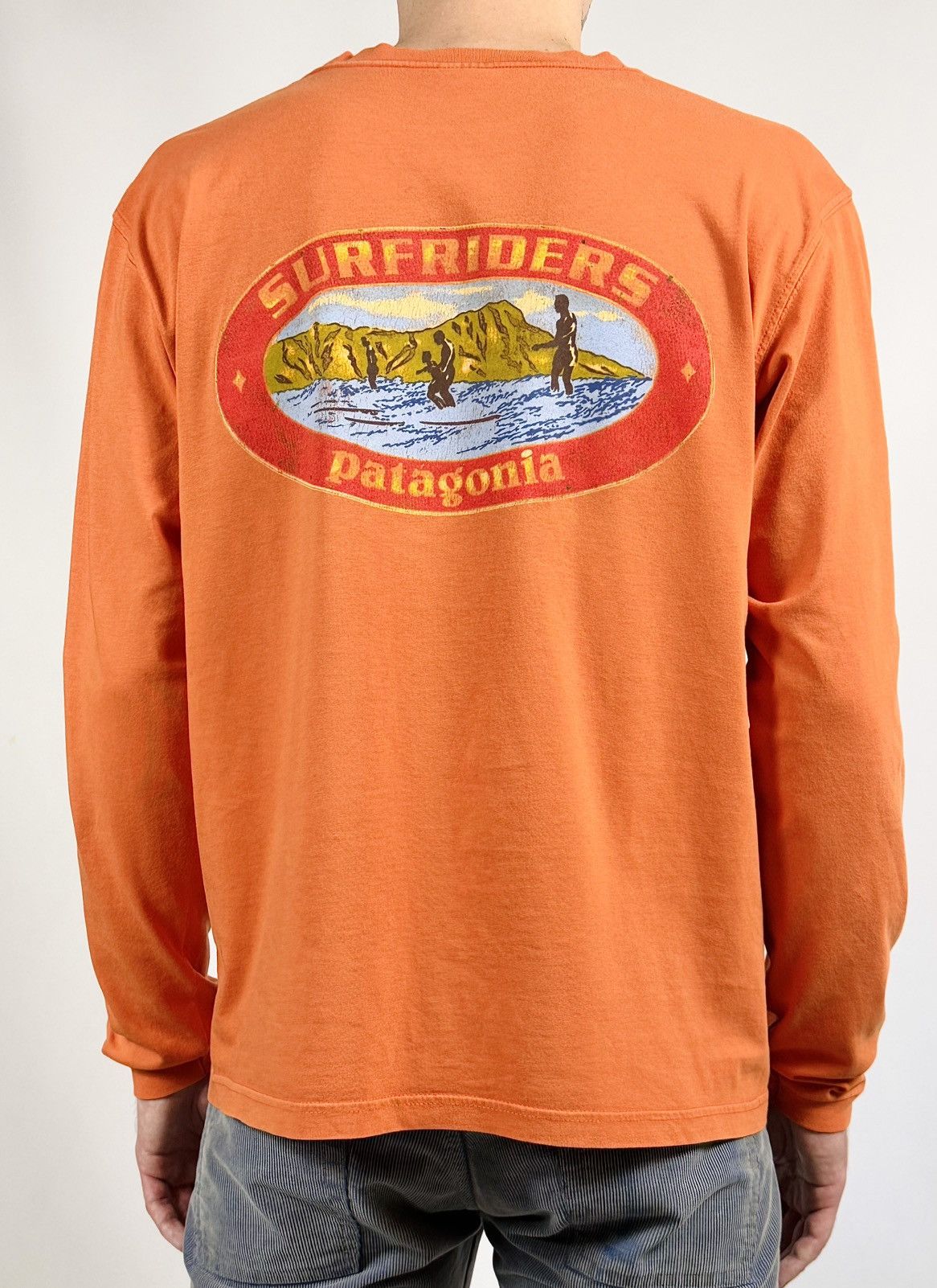 Patagonia 90s Vintage Patagonia Surfriders Print Long Sleeve Tee Size US M / EU 48-50 / 2 - 1 Thumbnail
