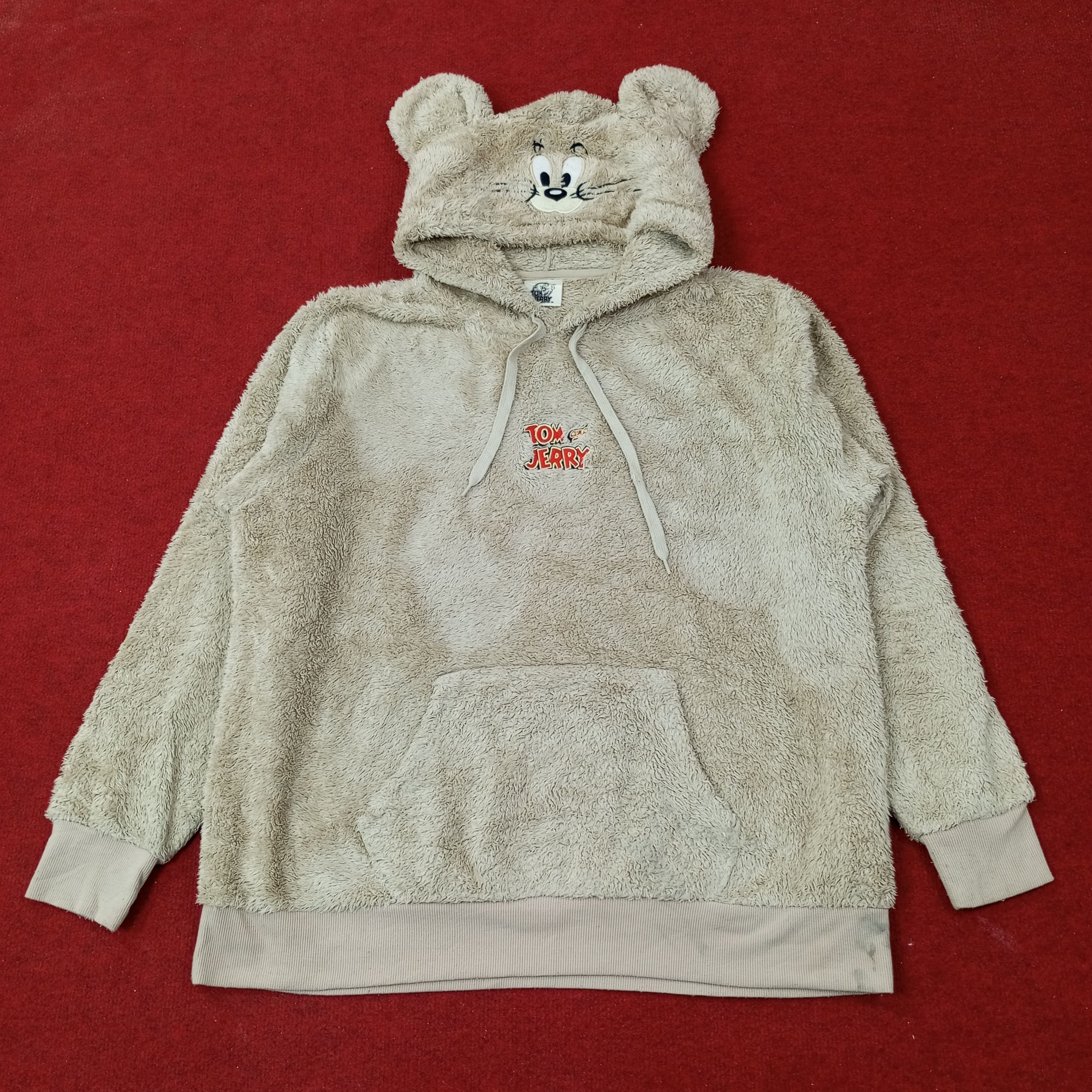 Vintage Tom & Jerry Cartoon Character Hoodies c245n23 Size US L / EU 52-54 / 3 - 1 Thumbnail