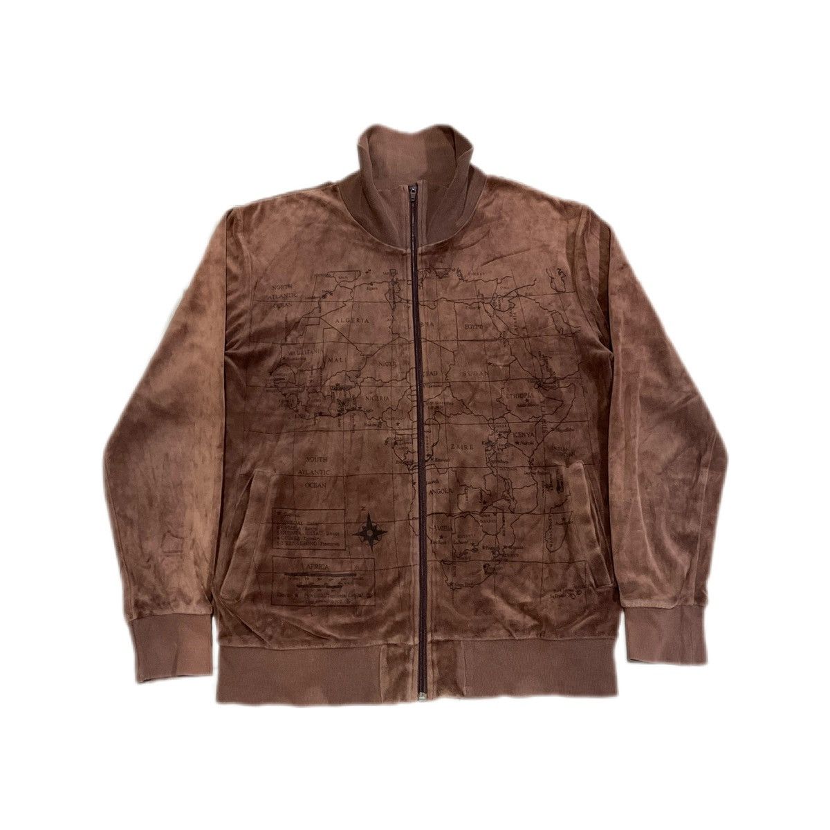 If Six Was Nine × JACKROSE × Japanese Brand 🔥Y2K Archived Jackrose Velvet Jacket Africa Map Size US L / EU 52-54 / 3 - 2 Thumbnail