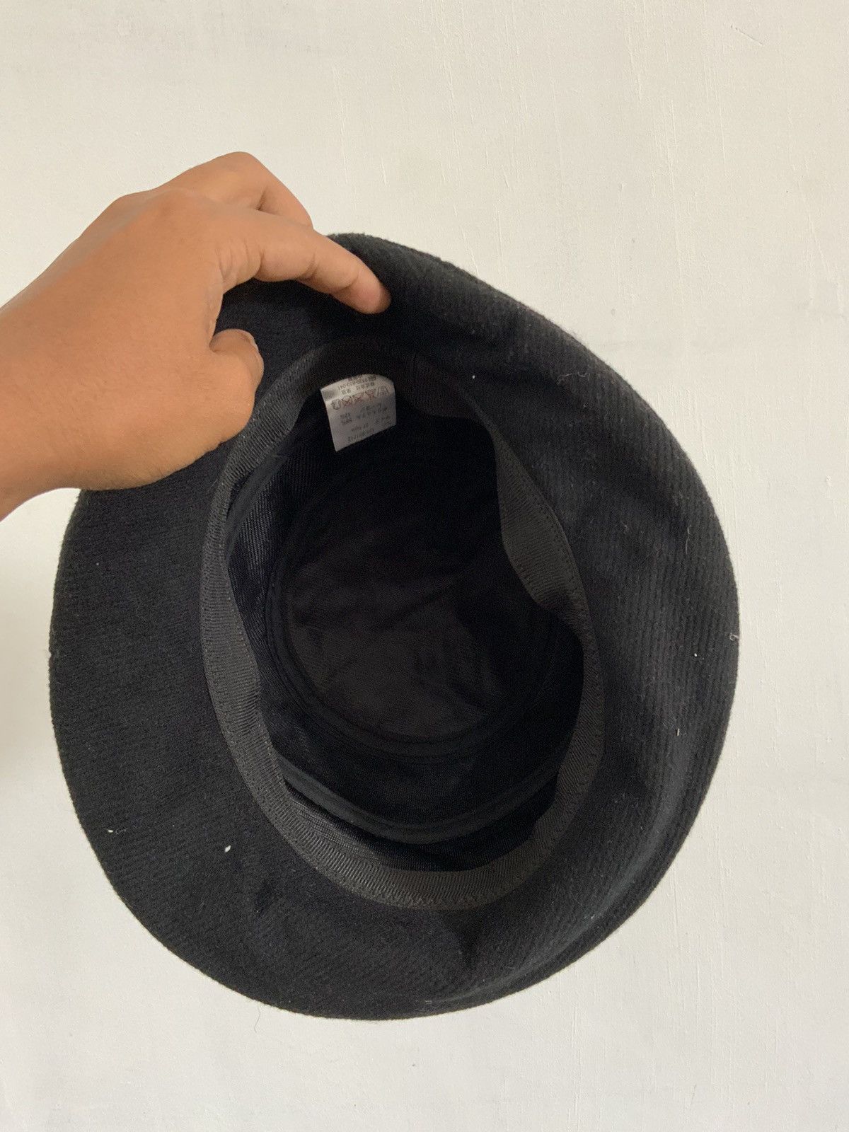 Japanese Brand Velvet Avant Garde Black Outdoor Hat Size ONE SIZE - 7 Thumbnail