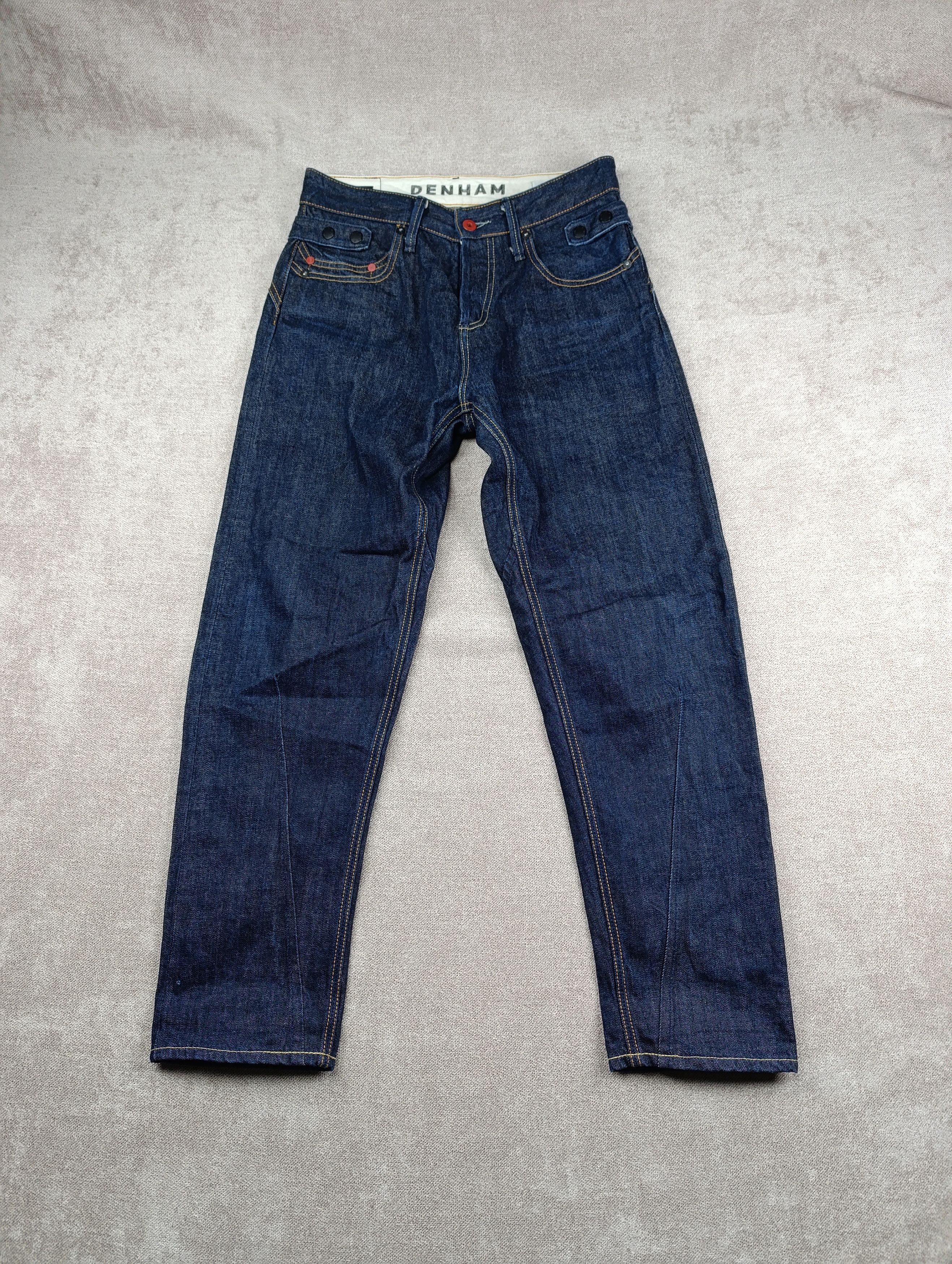 DENHAM Denham Sasuke Blade MIJ Japan Artisan Selvedge Denim Jeans Size US 29 - 3 Thumbnail
