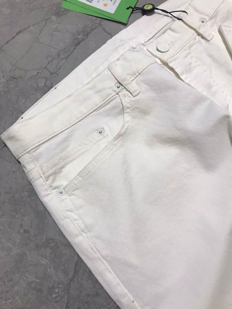 Kenzo KENZO White cotton men's casual pants Size US 33 - 4 Thumbnail