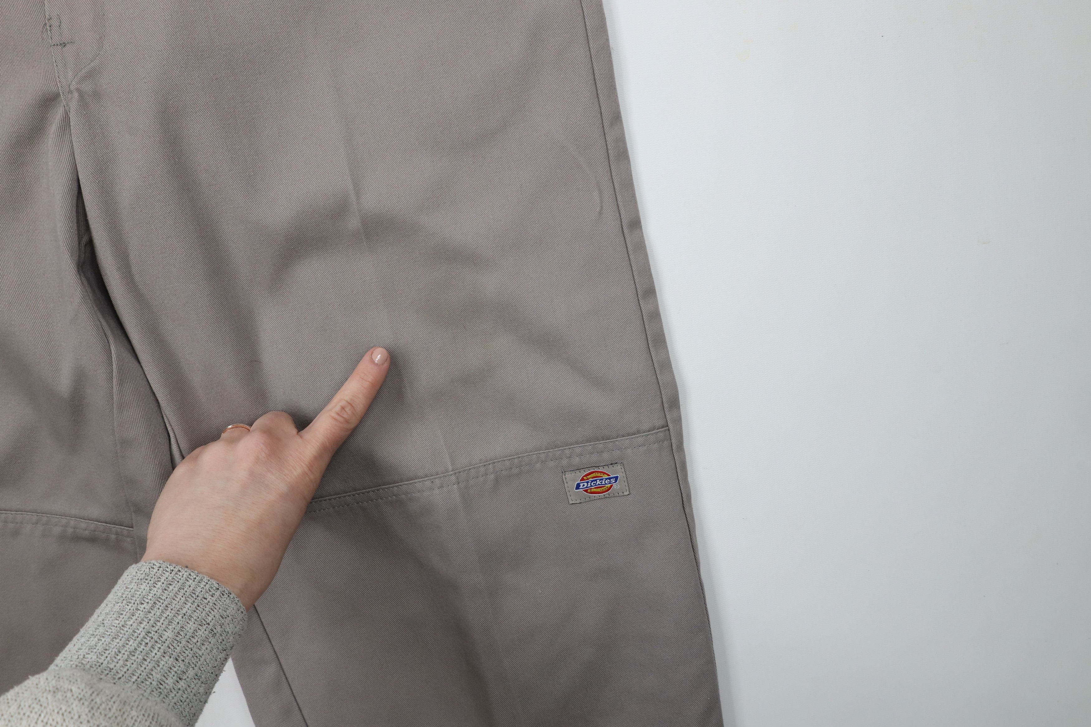 Dickies × Vintage Vintage Dickies Fit Double Knee Wide Leg Work Pants Gray Size US 36 / EU 52 - 6 Thumbnail