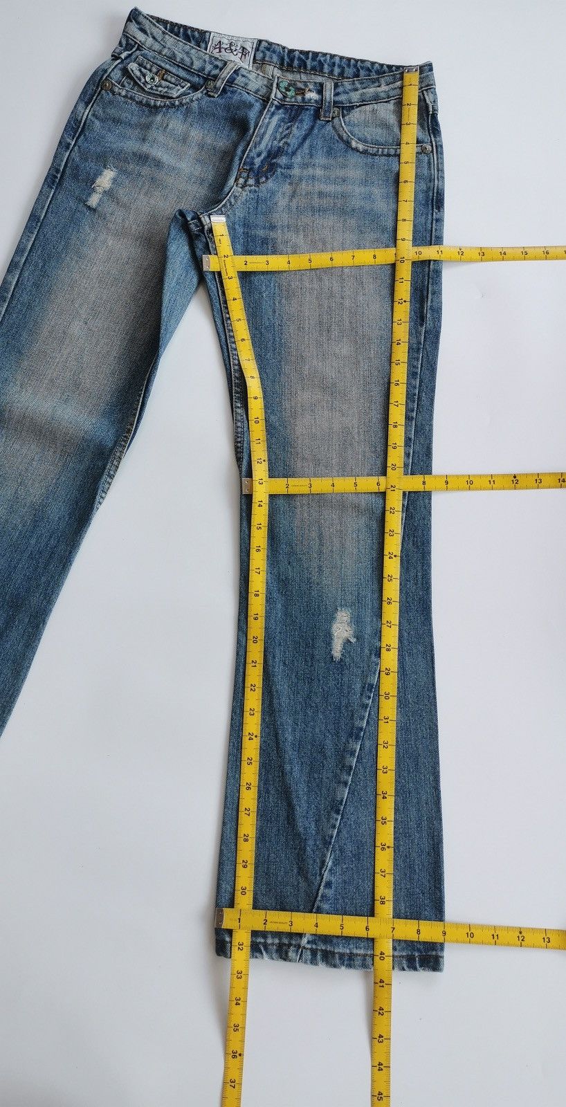 Vintage America & First Bootcut Vintage Denim Jeans Size US 30 / EU 46 - 11 Thumbnail