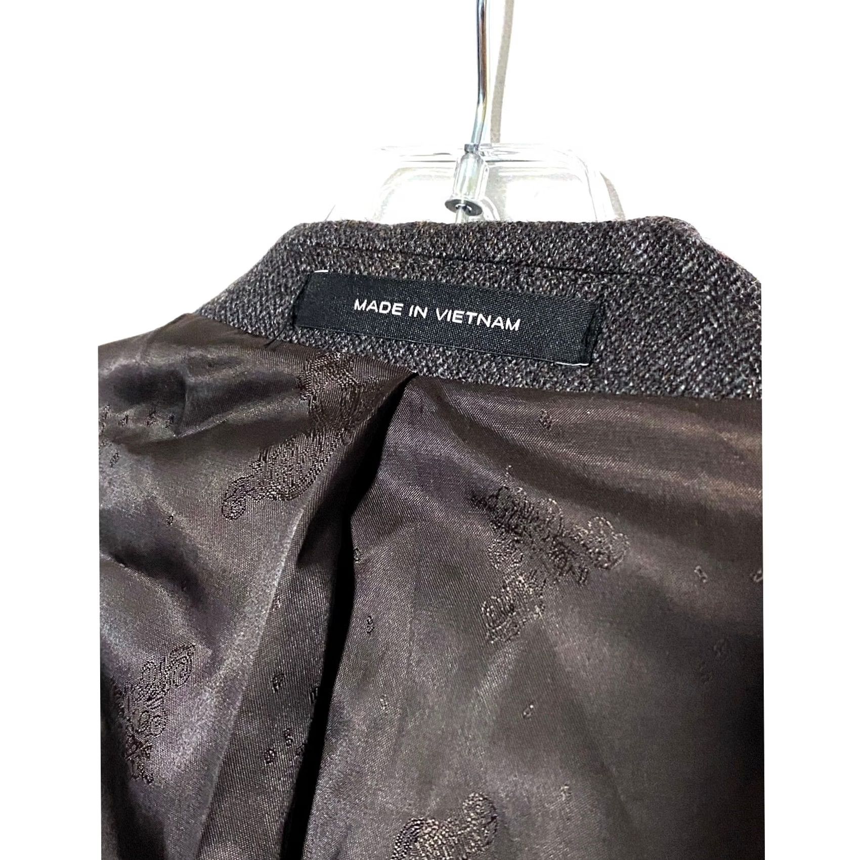 Kenneth Cole Kenneth Cole Awearness Slim Fit Jacket Blazer Mens 46 Wool Notch Lapel Long Single-Breasted 4-Button 2-Button 100% Wool Dry Clean Only VINTAGE? Size 46R - 6 Thumbnail
