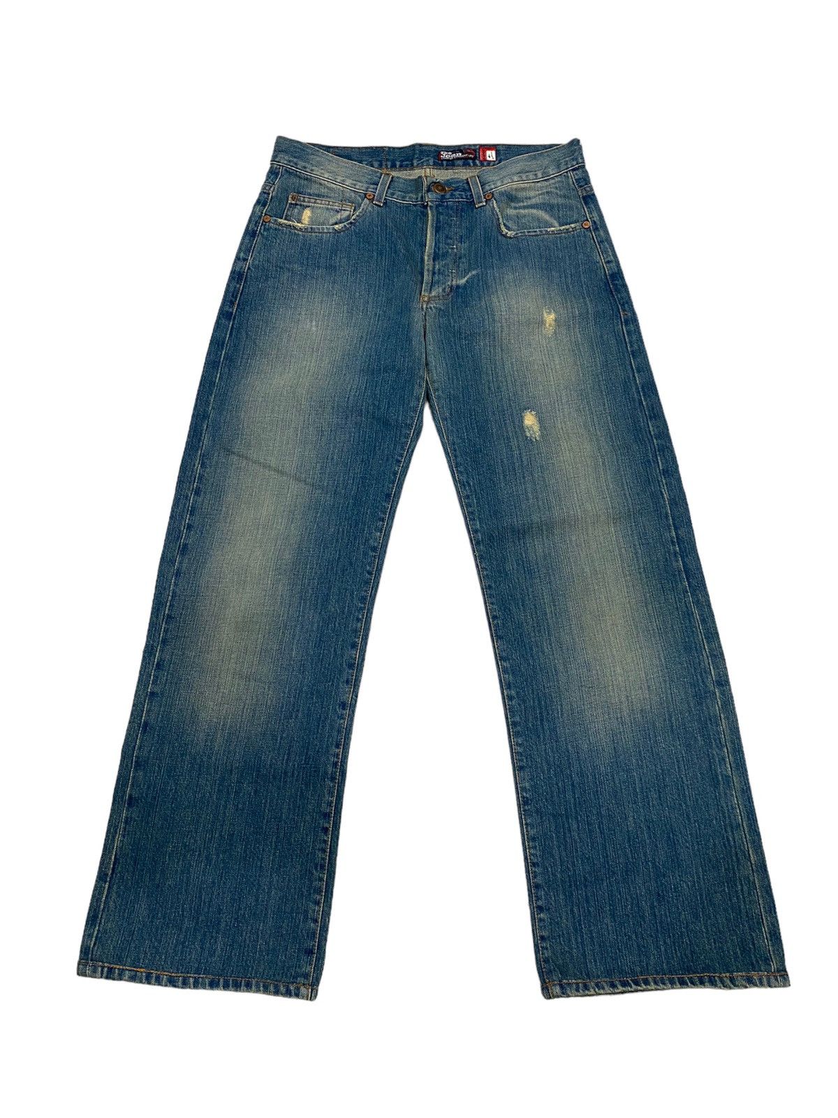 Howe Vintage Howe Tailored Denim Low Rise Straight Jeans Grunge Size US 30 / EU 46 - 1 Thumbnail