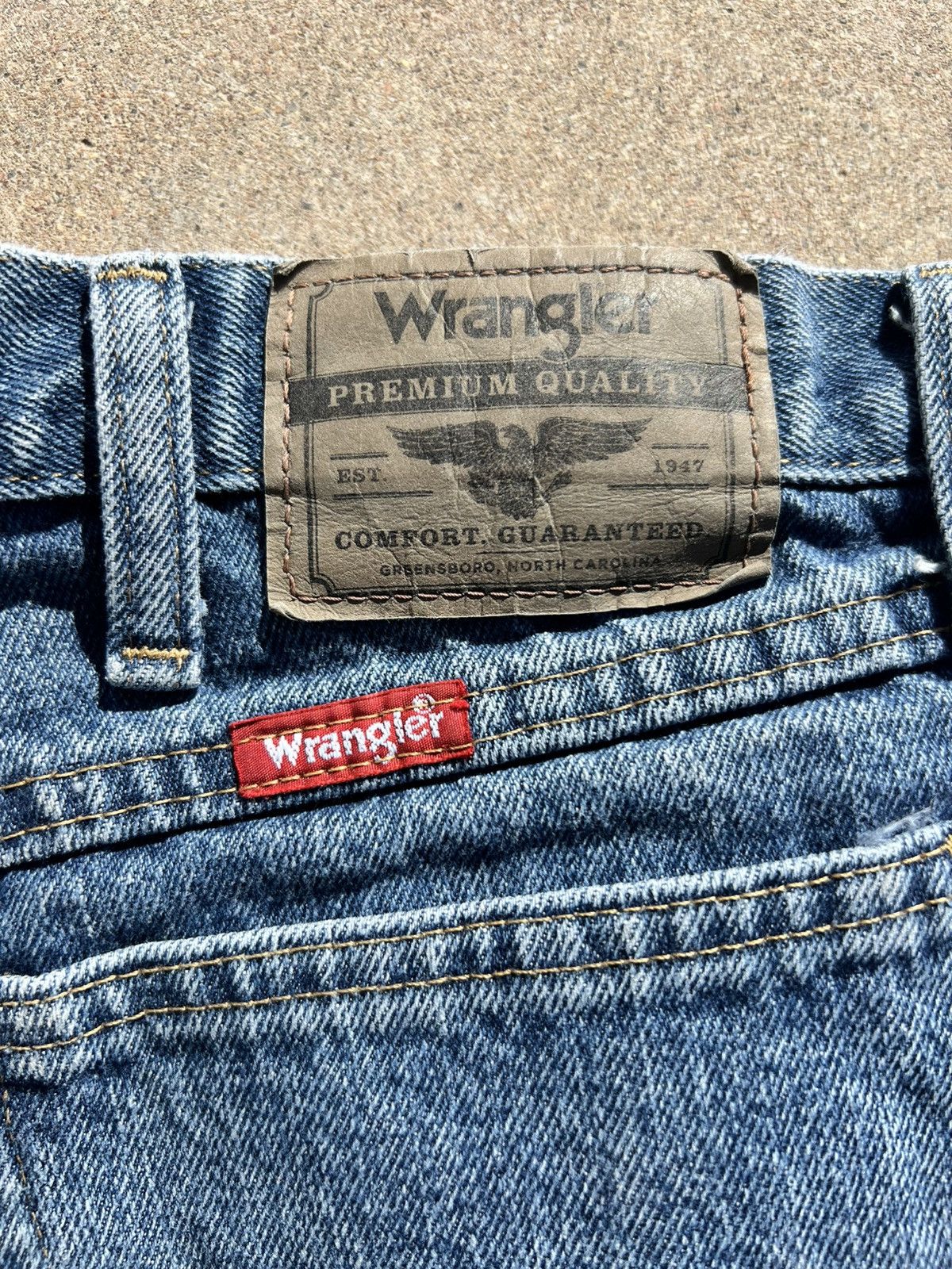Wrangler Vintage blue wrangler jeans 38x29 Size US 38 / EU 54 - 3 Thumbnail