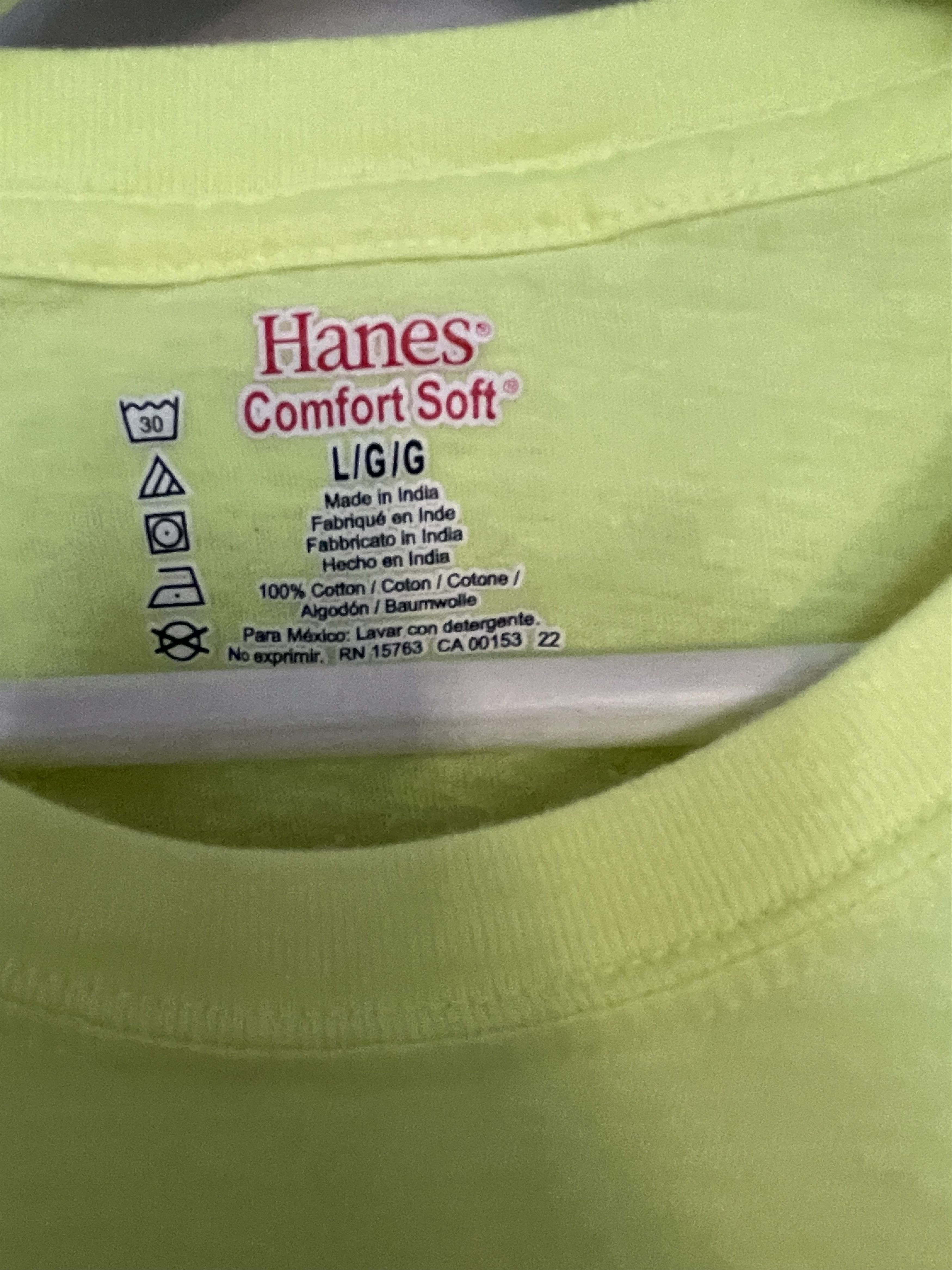 Supreme Hanes ComfortSoft Tagless Fluorescent Yellow 2 Pack Tees Size US L / EU 52-54 / 3 - 7 Thumbnail