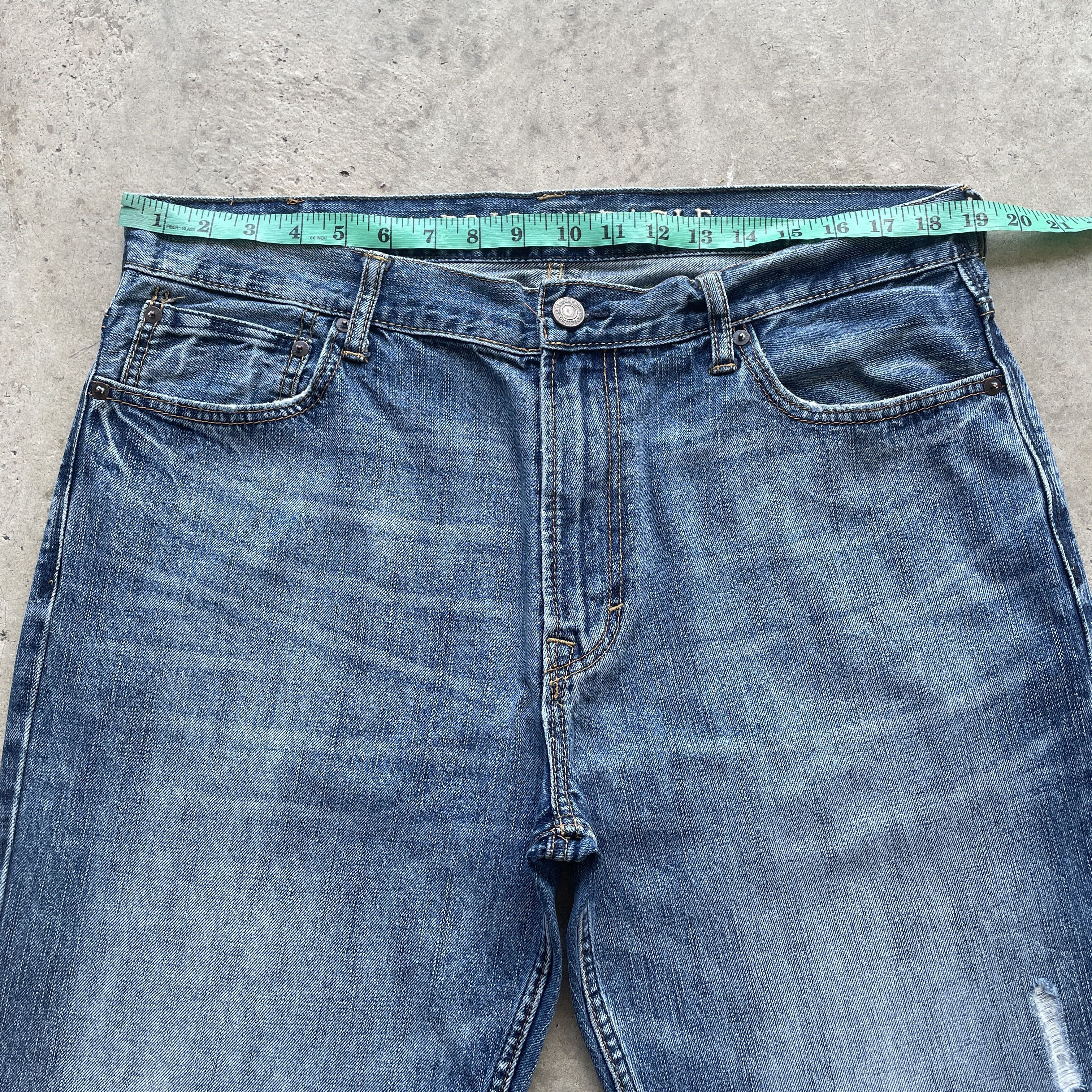 American Eagle Outfitters × Jean VINTAGE AMERICAN EAGLE FADED JEANS BAGGY DENIM PANTS W38 Size US 38 / EU 54 - 5 Thumbnail