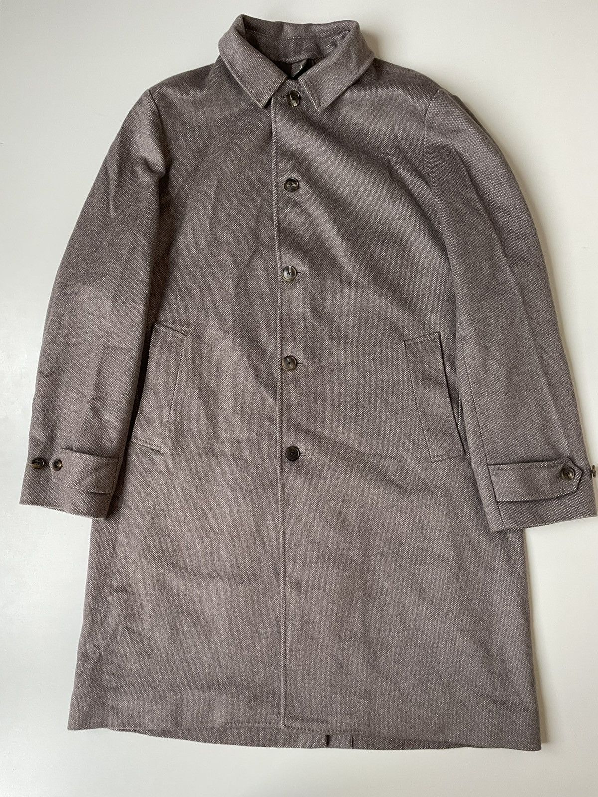 Colombo COLOMBO Cashmere & Wool Luxury Overcoat Made in Italy Size US XL / EU 56 / 4 - 1 Thumbnail