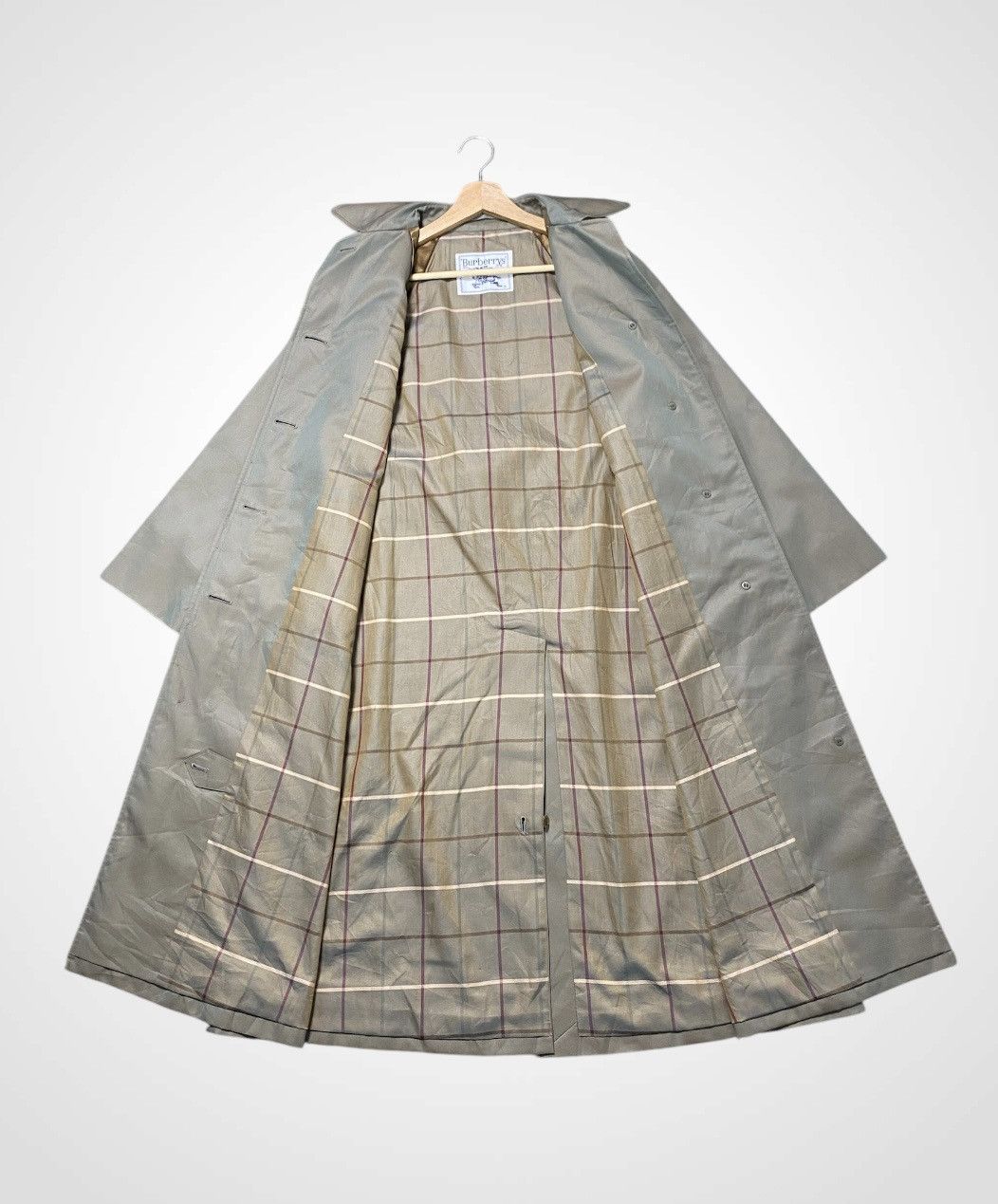 Burberry Rare Vintage 90s Burberry Long Coat/Jacket Size S / US 4 / IT 40 - 4 Thumbnail