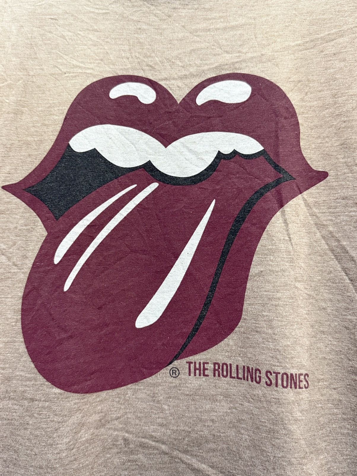 Band Tees Thrashed The Rolling Stone Band Sun Faded Tee Size US L / EU 52-54 / 3 - 3 Thumbnail