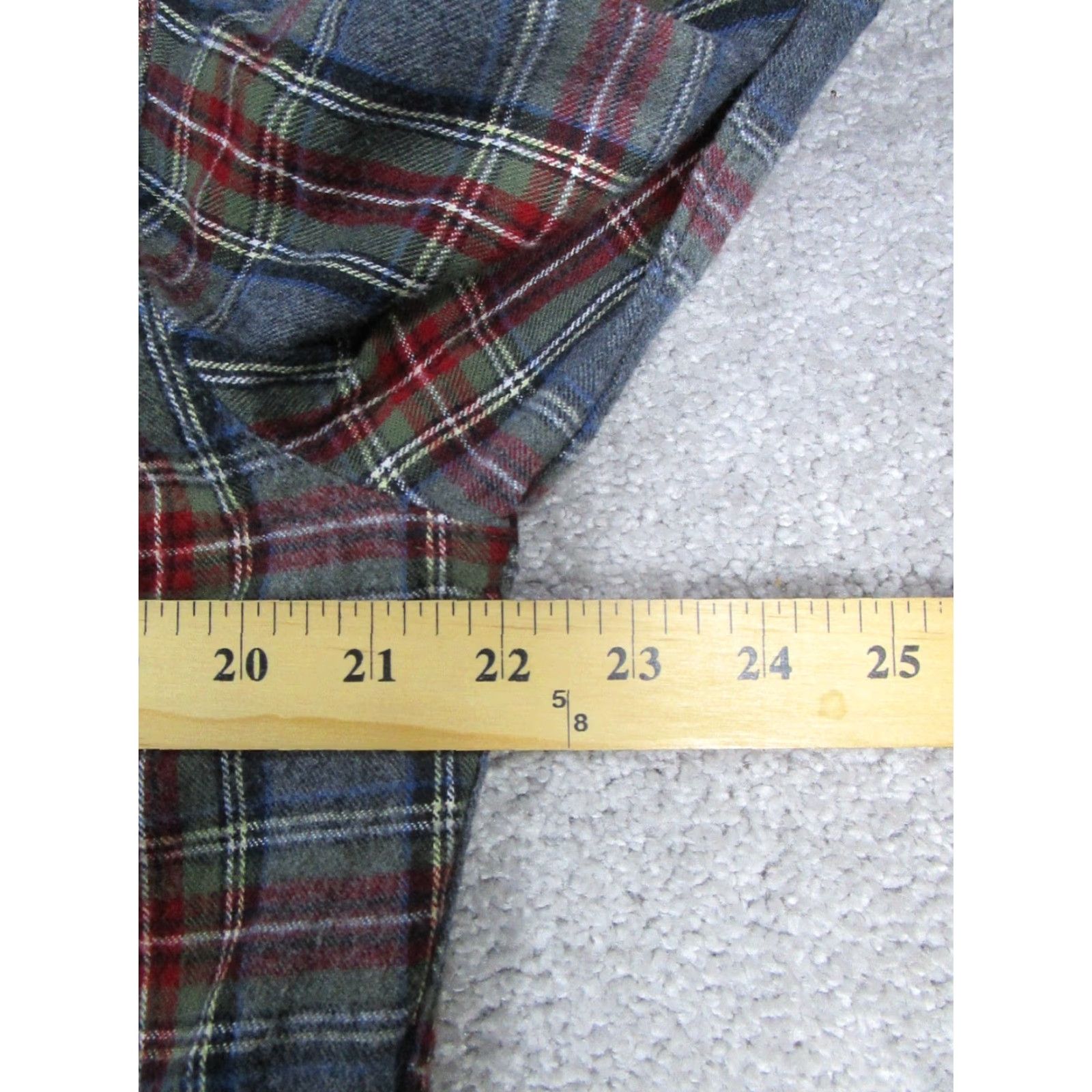 Vintage L.L.Bean Button-Up Flannel Shirt Mens M Green Cotton Plaid - 90s? Size US M / EU 48-50 / 2 - 5 Thumbnail