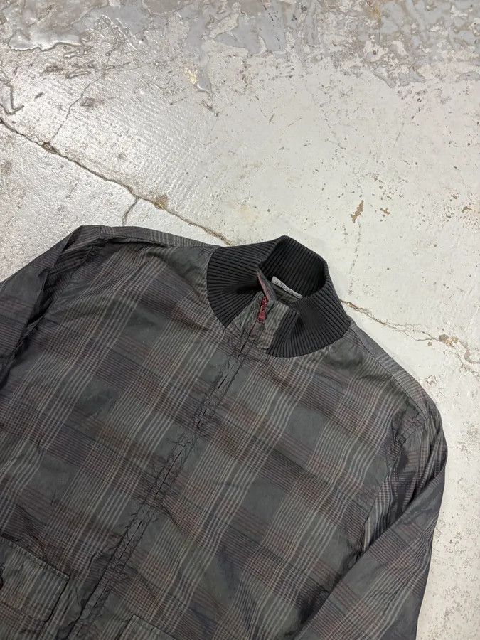 Dolce & Gabbana 2000s Dolce & Gabbana Grey Checkered Nylon Jacket Size US M / EU 48-50 / 2 - 4 Thumbnail