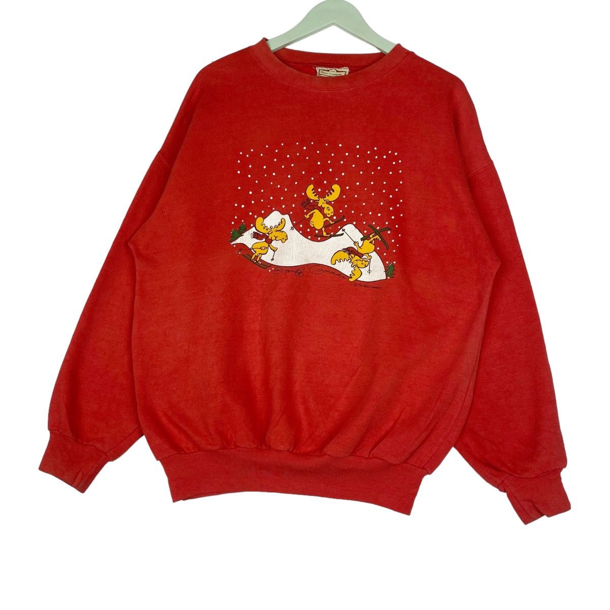 Designer × Vintage Banff Canada Sweatshirt Crewneck Pullover Jumper Size US L / EU 52-54 / 3 - 3 Thumbnail