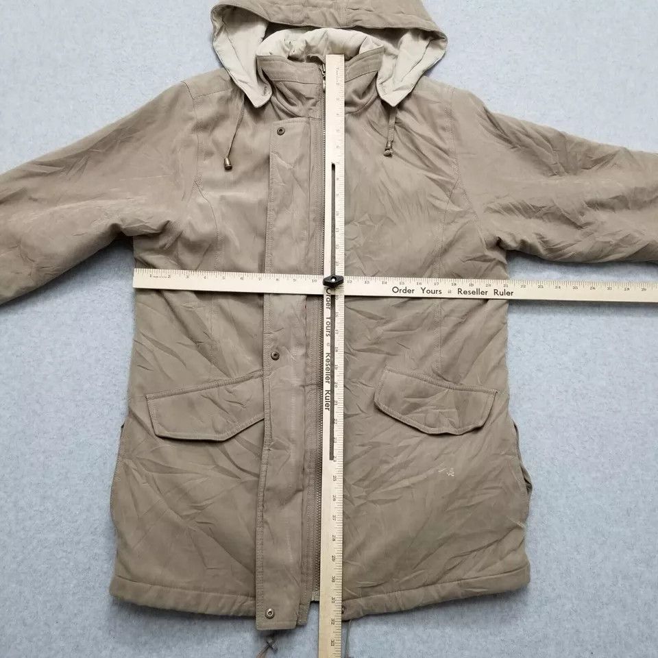 Other IZ Sport Jacket Womens Medium Brown Parka Full Zip Pockets Hooded Size M / US 6-8 / IT 42-44 - 5 Thumbnail