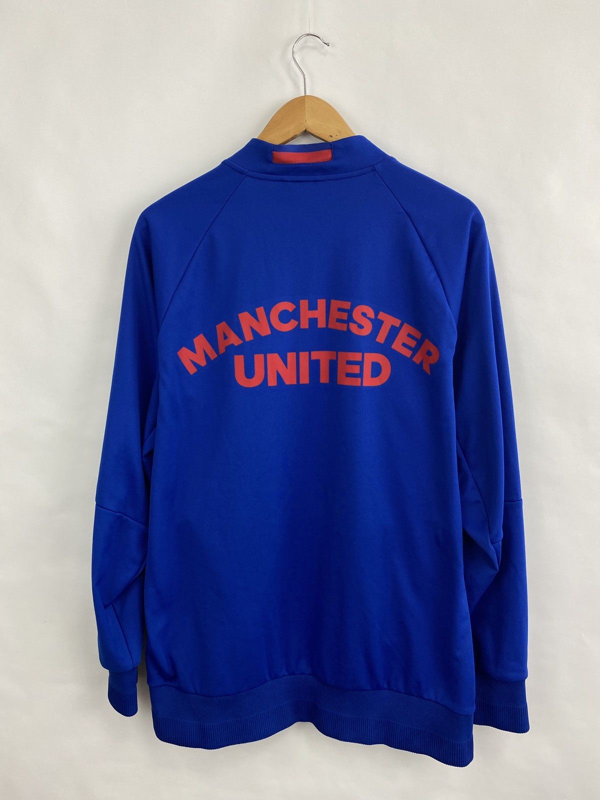 Adidas 🏴󠁧󠁢󠁥󠁮󠁧󠁿 Y2K Adidas Manchester United Zip Hoodie Soccer Blokecore Size US L / EU 52-54 / 3 - 8 Thumbnail