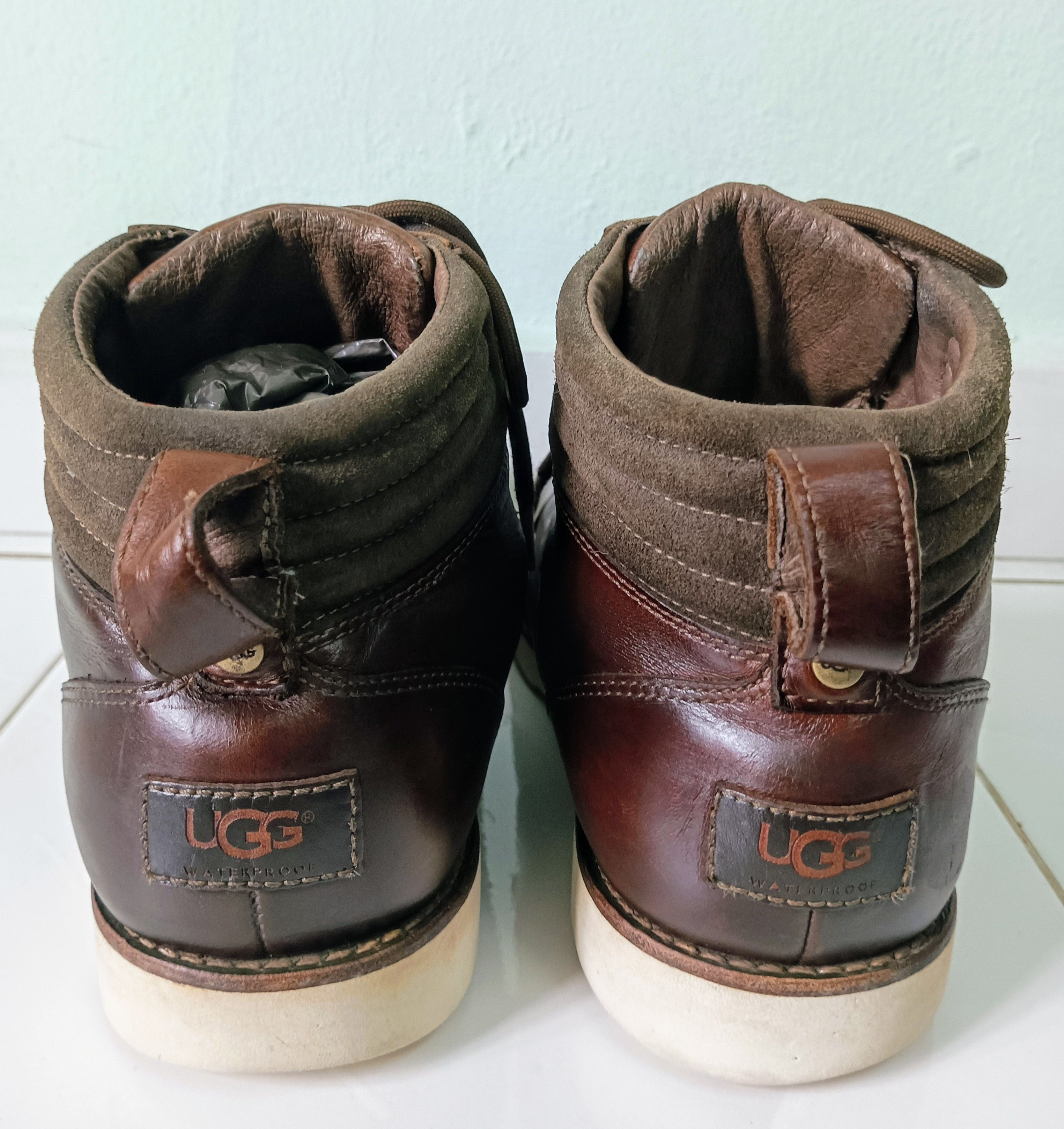 Ugg × Vibram UGG Capulin Mens Leather Waterproof Boots S/N 3238 Size US 10 / EU 43 - 5 Thumbnail