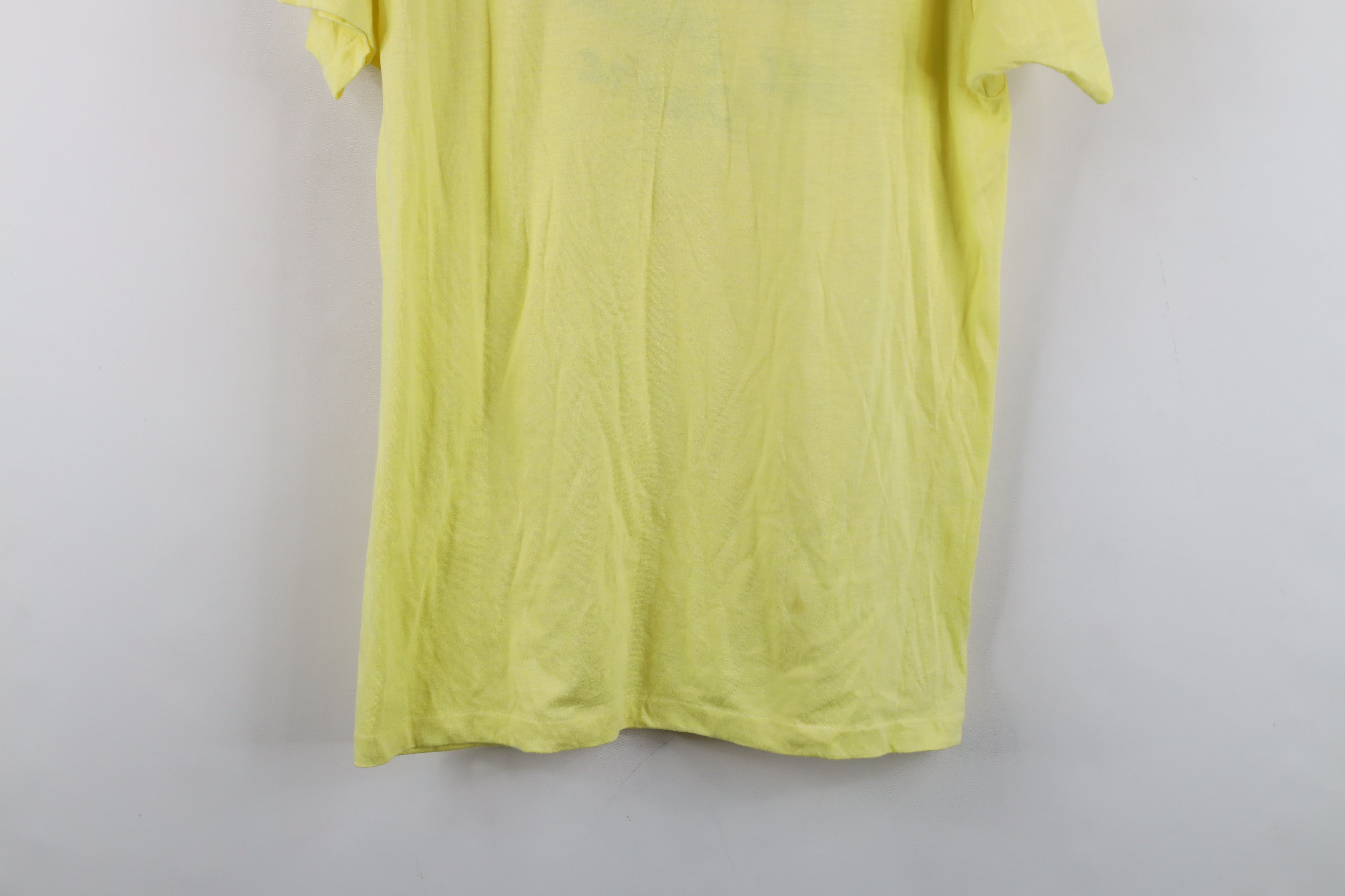 Vintage Vintage 80s Spell Mt Carmel Short Sleeve T-Shirt Yellow USA Size US L / EU 52-54 / 3 - 12 Thumbnail