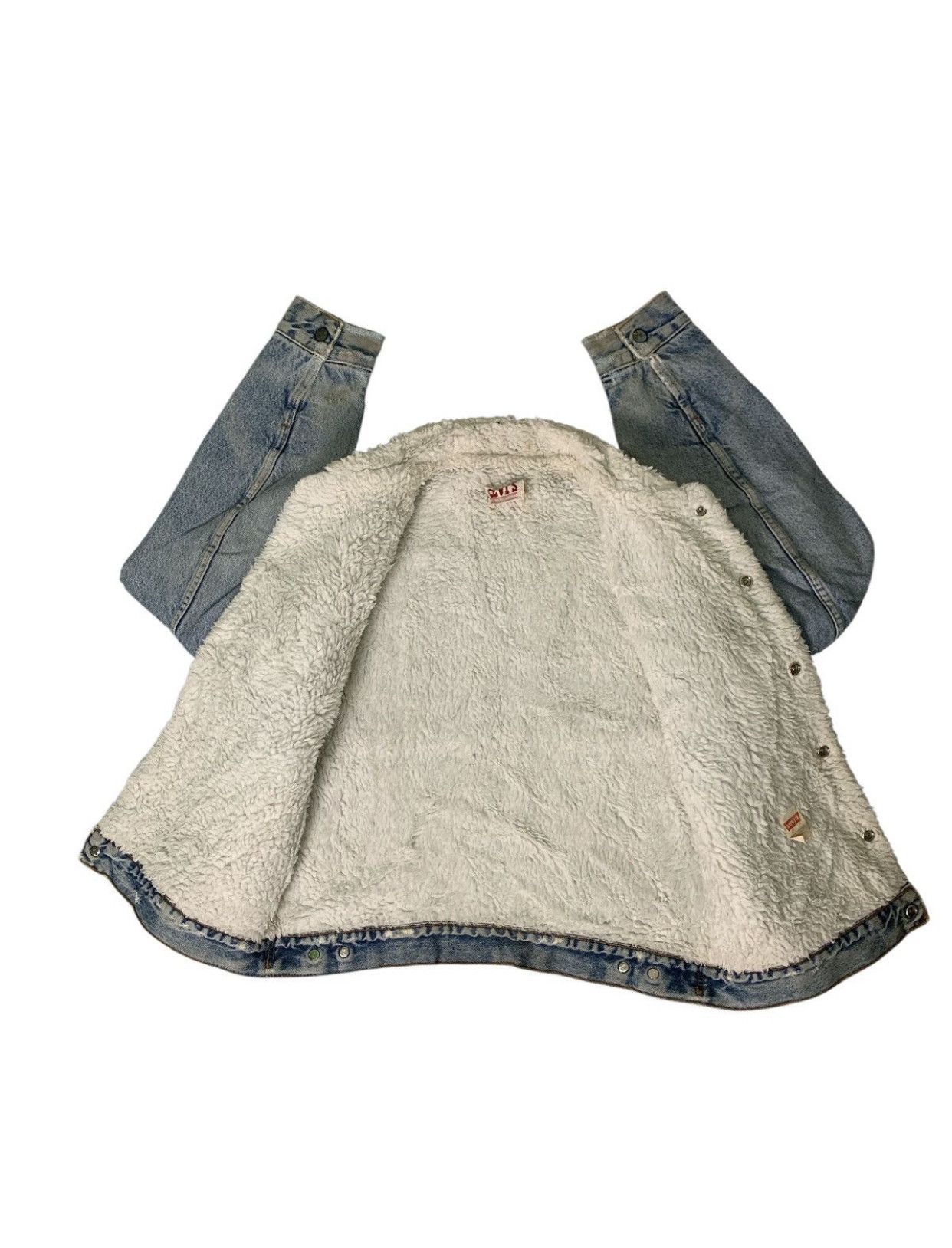 Levi's Vintage Clothing Rare Design Vintage Levi’s Sherpa Jackets Size XL / US 12-14 / IT 48-50 - 3 Thumbnail
