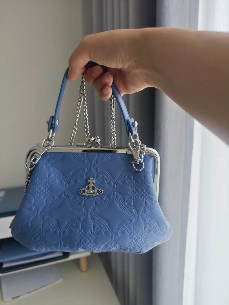 Vivienne Westwood Vivienne Westwood size os Blue Sheepskin Bag Size ONE SIZE - 1 Thumbnail