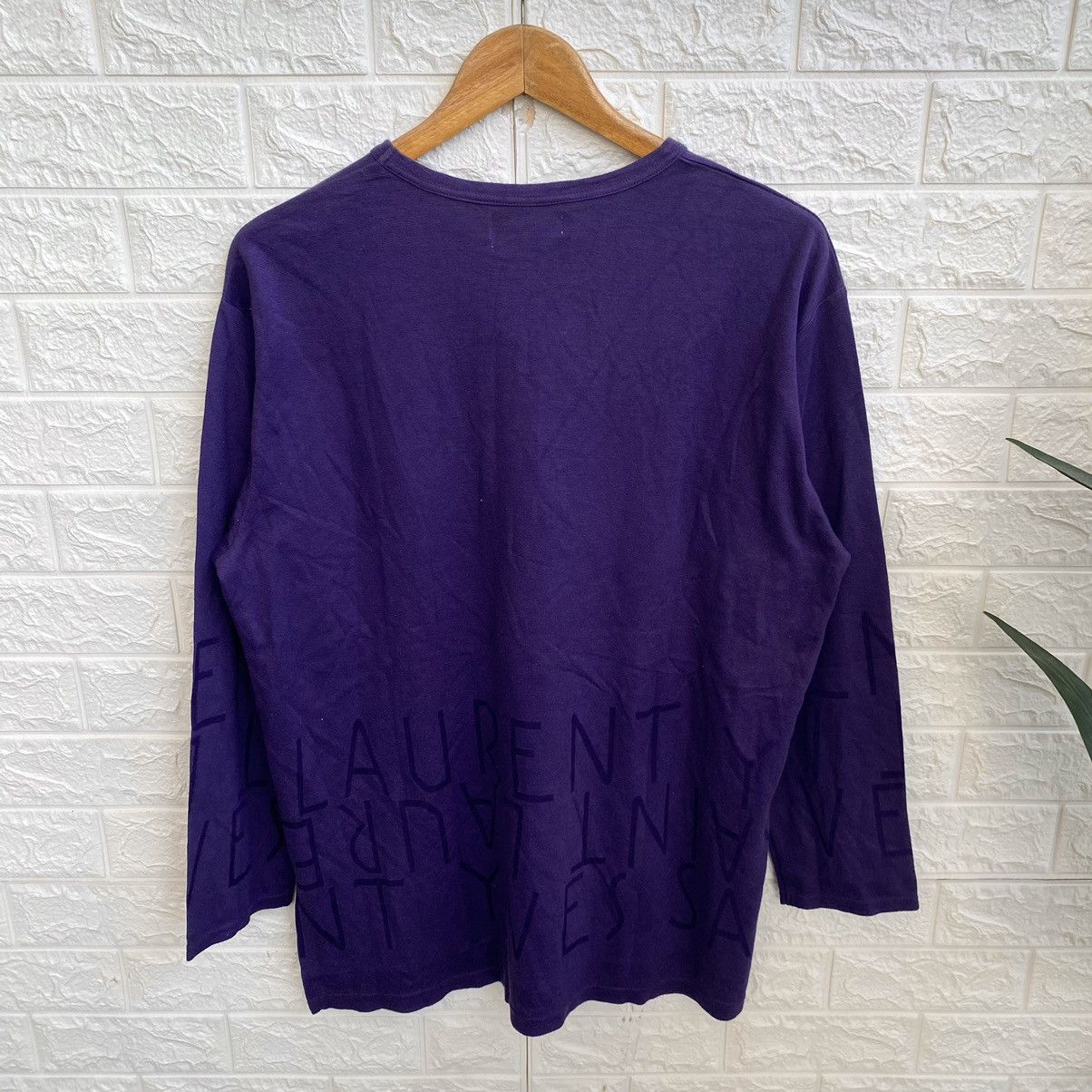 Yves Saint Laurent Yves Saint Laurent Shirt YSL Long Sleeve L Size Size L / US 10 / IT 46 - 5 Thumbnail