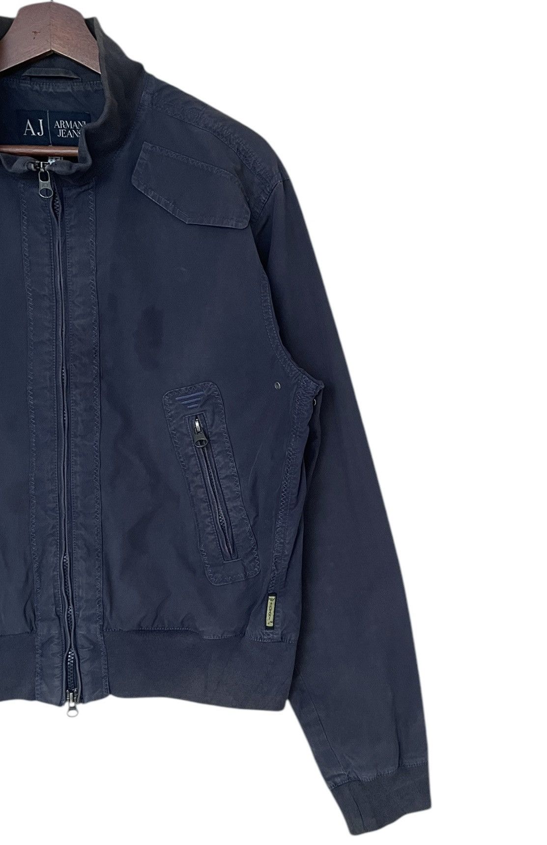 Armani Exchange Vintage Brand Armani Jeans Denim Jacket 2000s Size US M / EU 48-50 / 2 - 4 Thumbnail