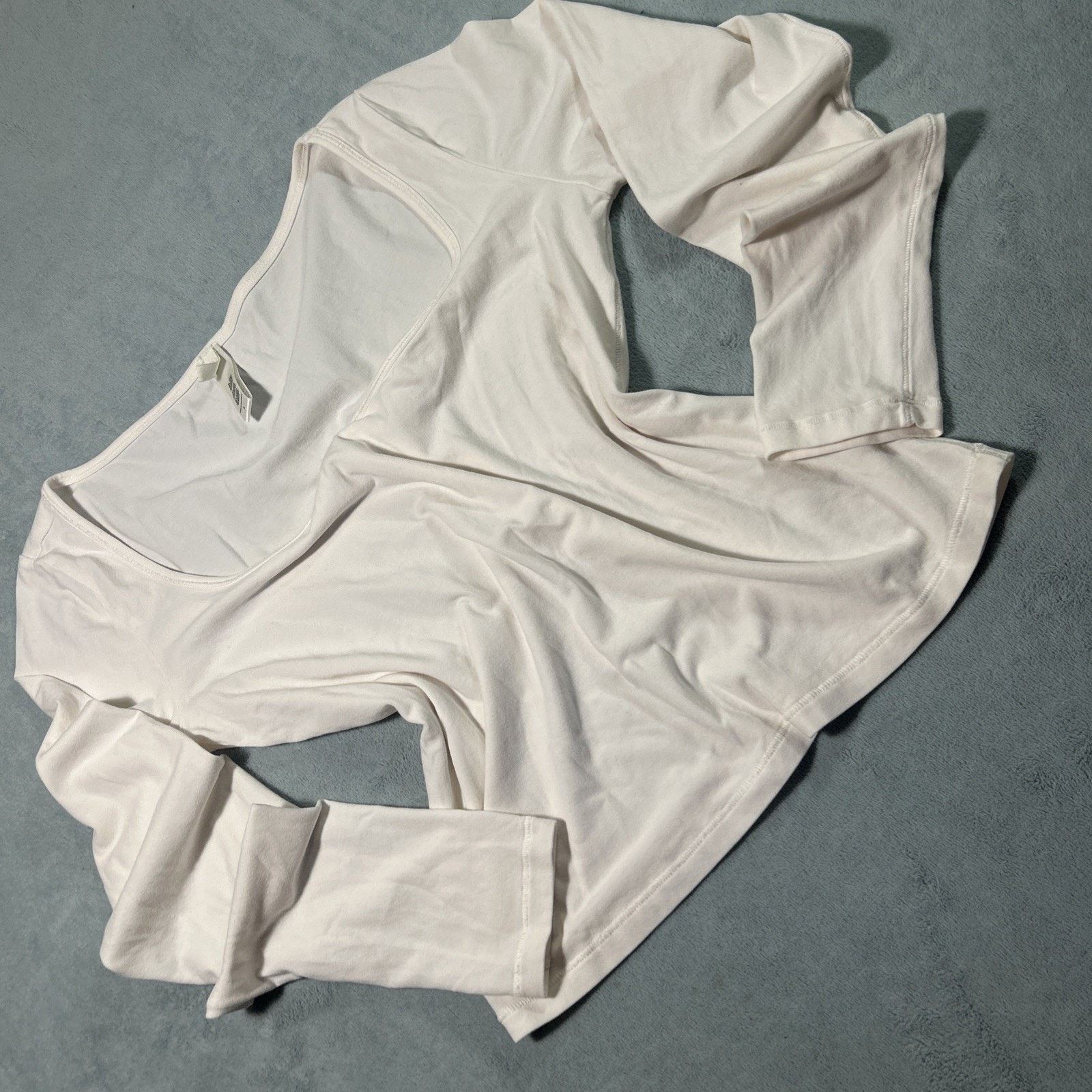 SKIMS Skims Scoop Neck Top Womens Large Shirt Round Base Layer Size L / US 10 / IT 46 - 1 Thumbnail