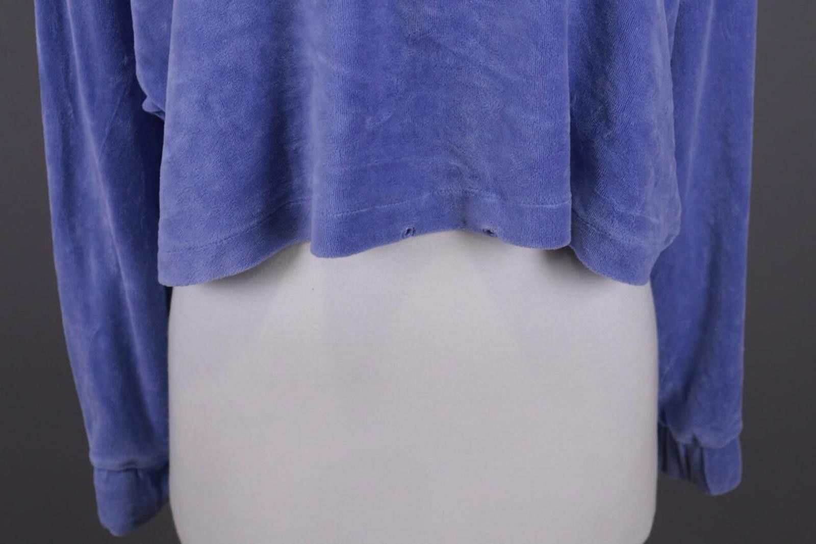 Karl Kani Karl Kani Blue Big Logo Hooded Cropped Sweater Size M/L Size M / US 6-8 / IT 42-44 - 3 Thumbnail