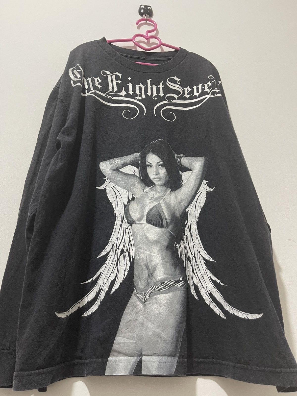 Rap Tees Rare Y2k Vintage ONE EIGHT SEVEN 187 Inc Brittanya O Campo Size US XL / EU 56 / 4 - 2 Thumbnail