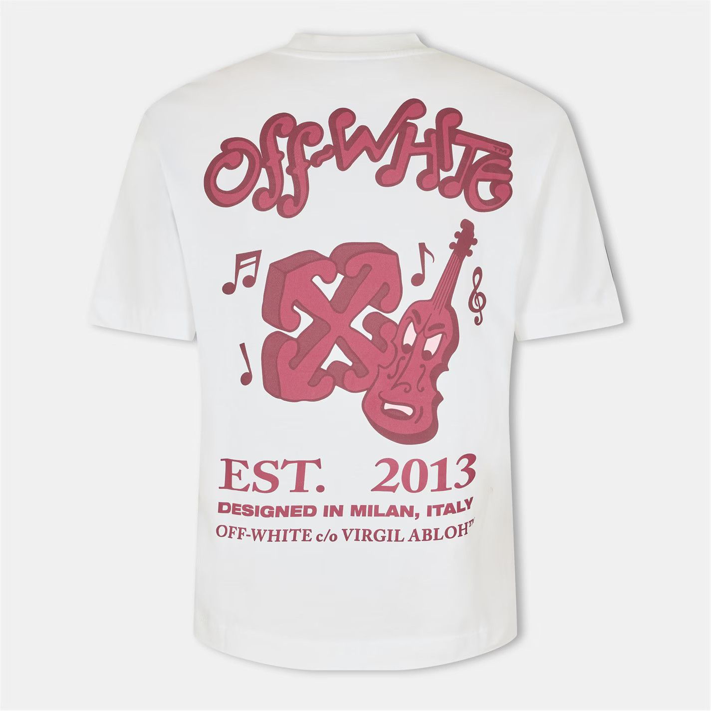 Off-White o1g2r1mq0226 Soft Fabric T-Shirt In White Size US XS / EU 42 / 0 - 2 Thumbnail