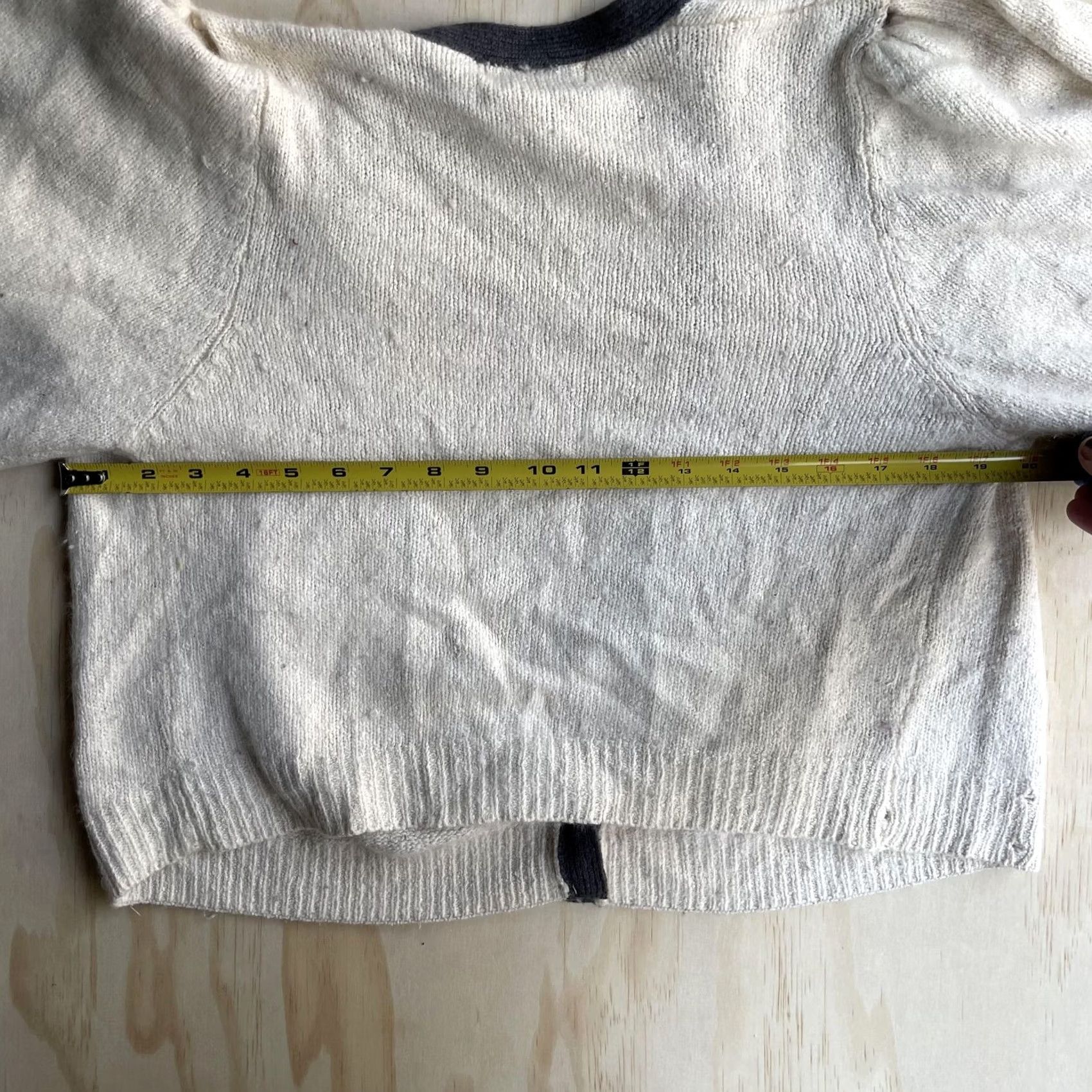 Vintage VINTAGE Reference Point Cardigan Sweater Womens M White Silk Angora Cropped Size M / US 6-8 / IT 42-44 - 7 Thumbnail