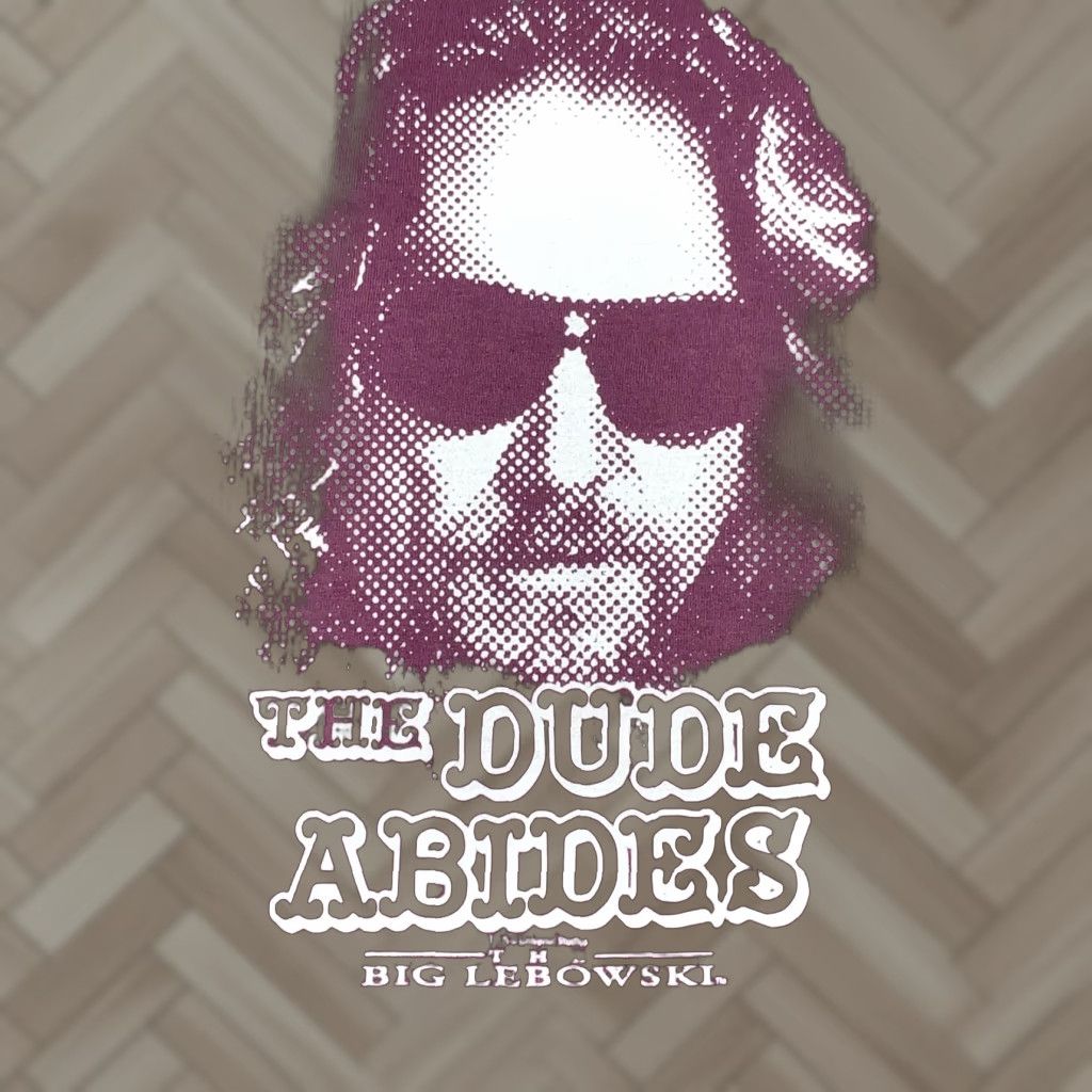 Anvil Ripple Junction Anvil The Big Lebowski The Dude Abides Maroon T Shirt Mens L Short Sleeve Movie Y2K Size US L / EU 52-54 / 3 - 1 Thumbnail