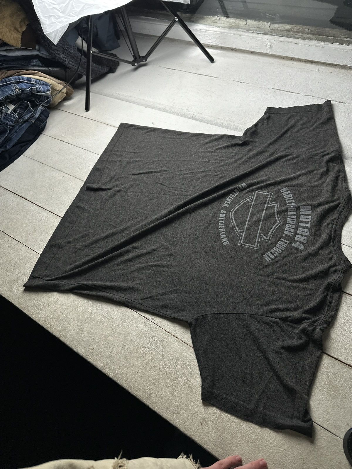 Harley Davidson 84’🚨VNTG HARLEY DAVIDSON 00s MEN TEE RARE BIG LOGO FADED Size US L / EU 52-54 / 3 - 12 Thumbnail