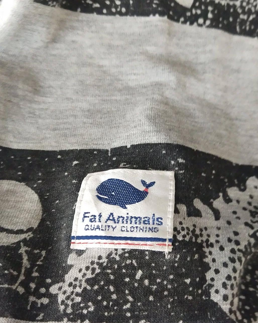Japanese Brand Fat Animals Fish Pattern Extra Large Tees Size US XXL / EU 58 / 5 - 3 Thumbnail