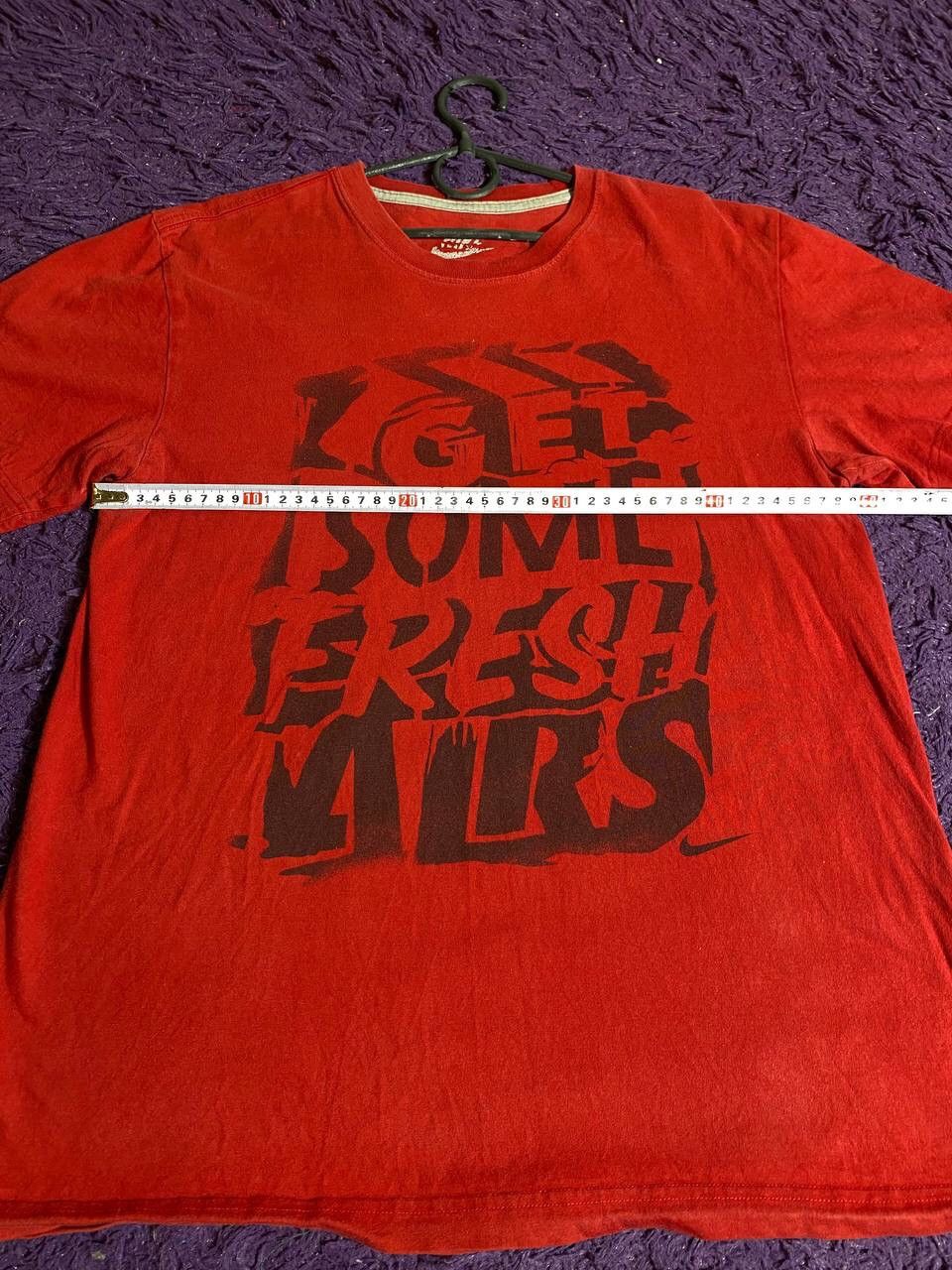 Nike × Vintage Vintage Nike Big Graphic Logo Distressed 90’s tee Size US M / EU 48-50 / 2 - 7 Thumbnail