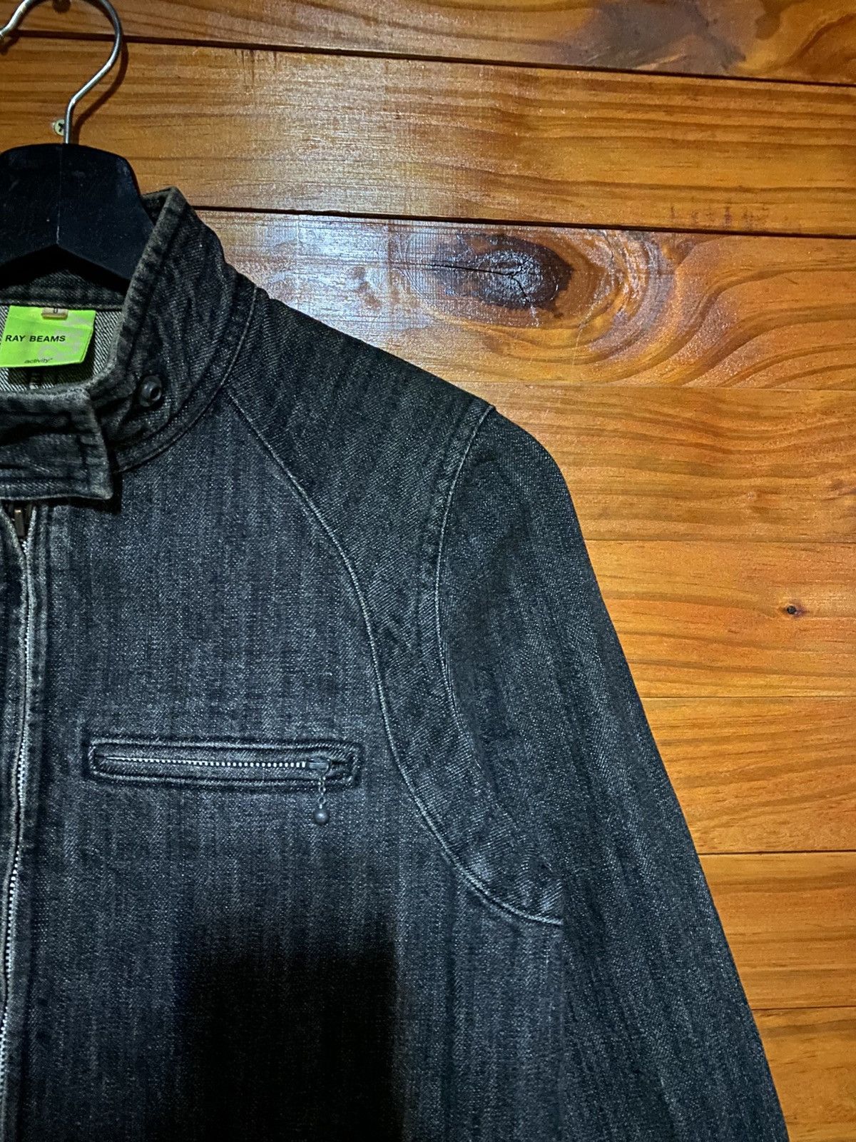 Japanese Brand Ray Beams Activity Denim Jacket – Japanese Casual Zip-Up Size US XS / EU 42 / 0 - 6 Thumbnail