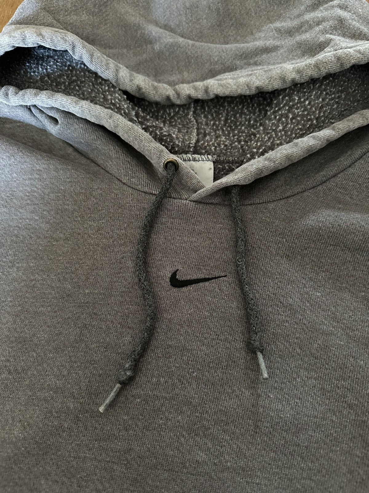 Nike 90s Nike center swoosh hoodie - Taupe / Earth Tone - Size L Size US L / EU 52-54 / 3 - 3 Thumbnail