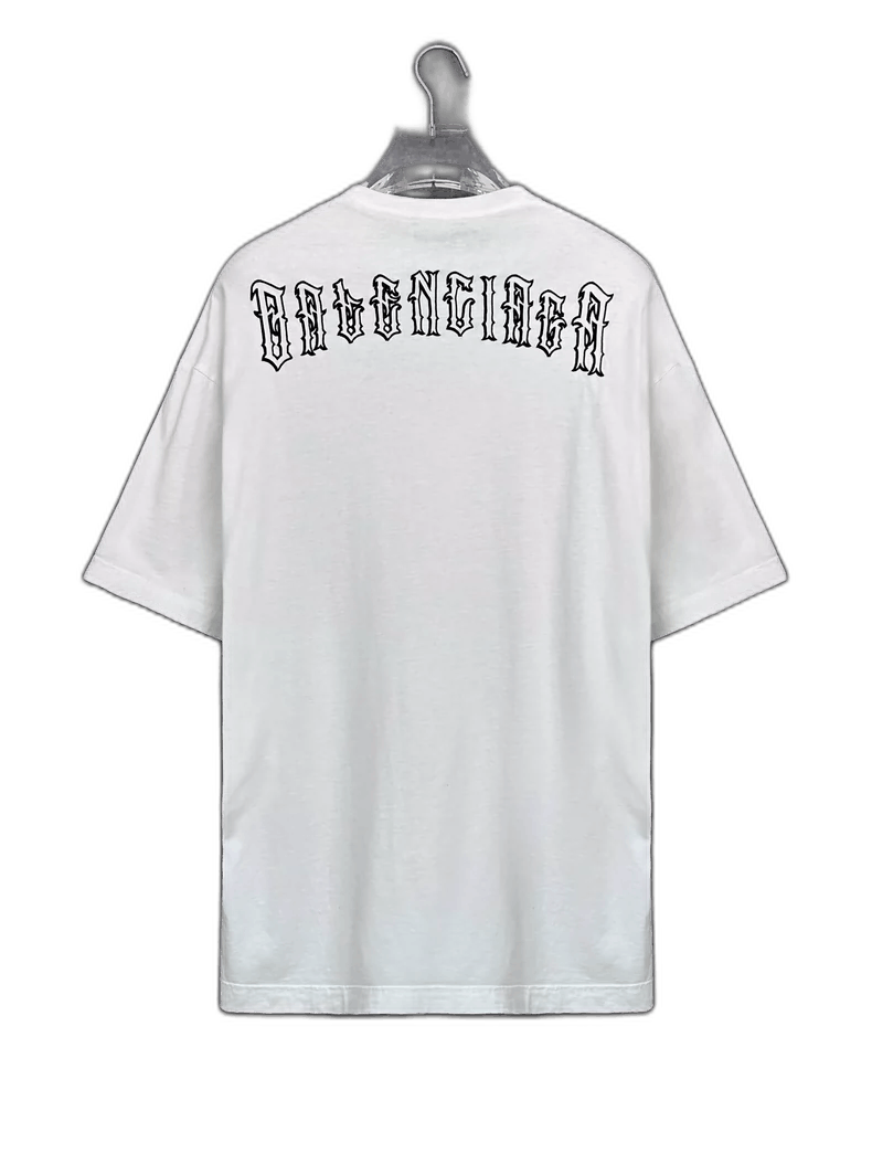 Balenciaga Balenciaga White Short Sleeve Casual T-Shirt-2506 Size US S / EU 44-46 / 1 - 1 Thumbnail