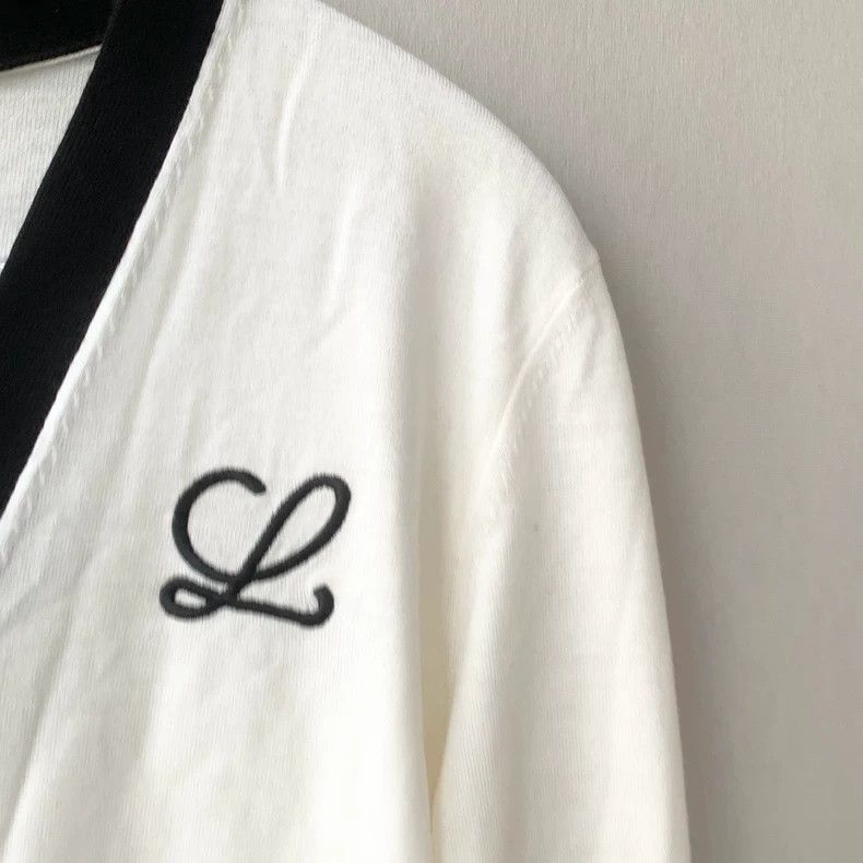 Loewe LOEWE White knitted sweater Size S / US 4 / IT 40 - 3 Thumbnail