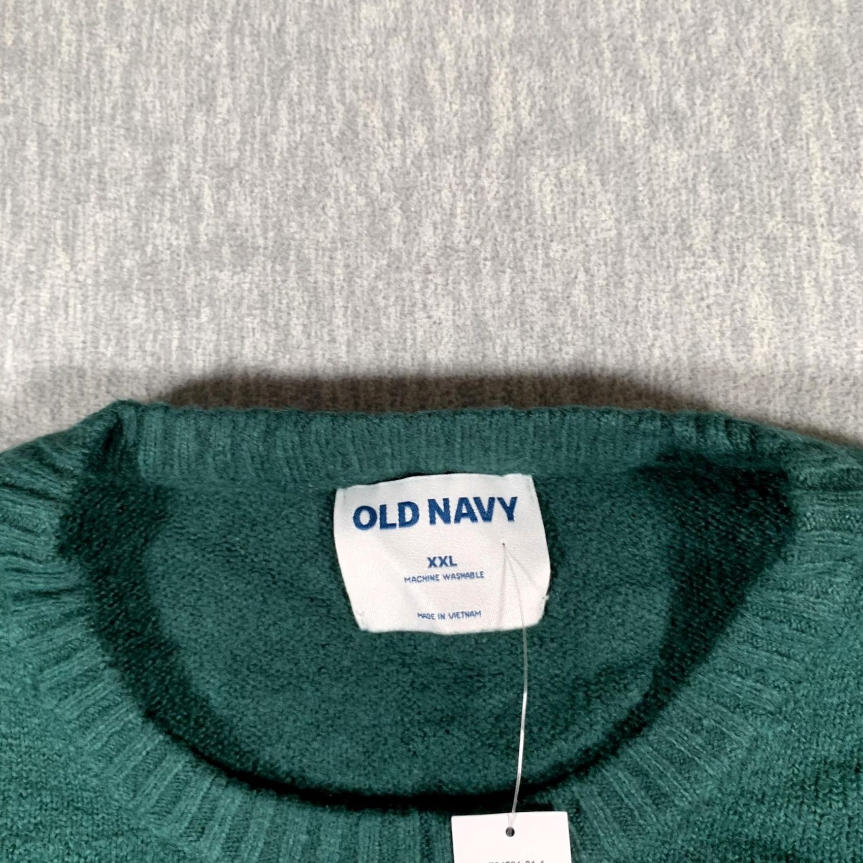 Old Navy Old Navy Sweater Mens 2XL Green Crewneck Pullover Ribbed Knit Machine Washable Size US XXL / EU 58 / 5 - 6 Thumbnail