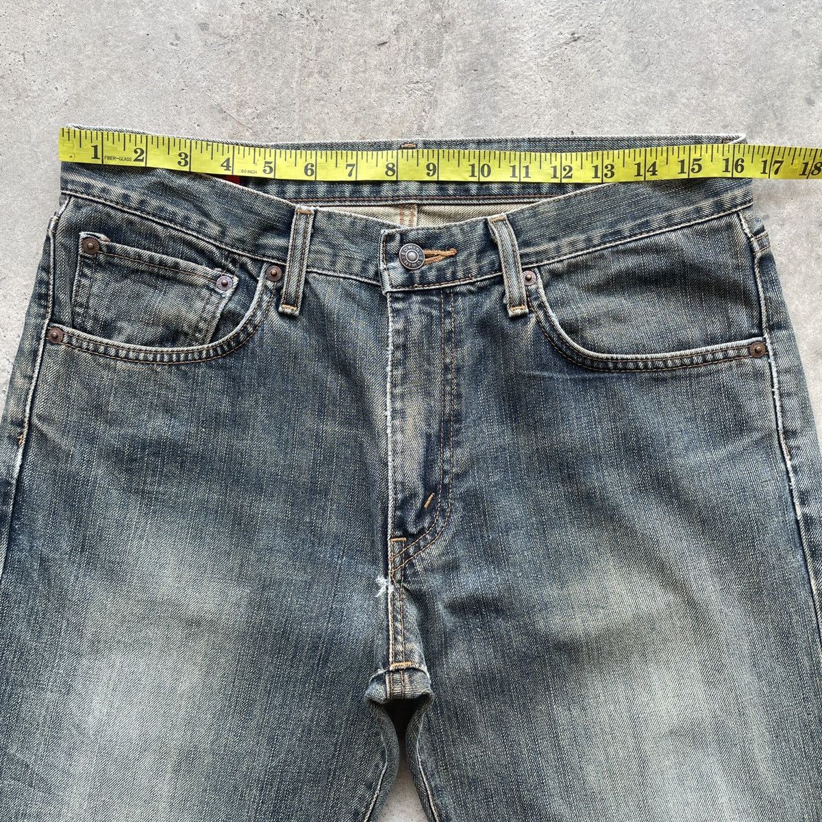 Japanese Brand W33x28.5💥 Vintage Edwin 503 Jeans Faded Denim Pants Size US 33 - 5 Thumbnail