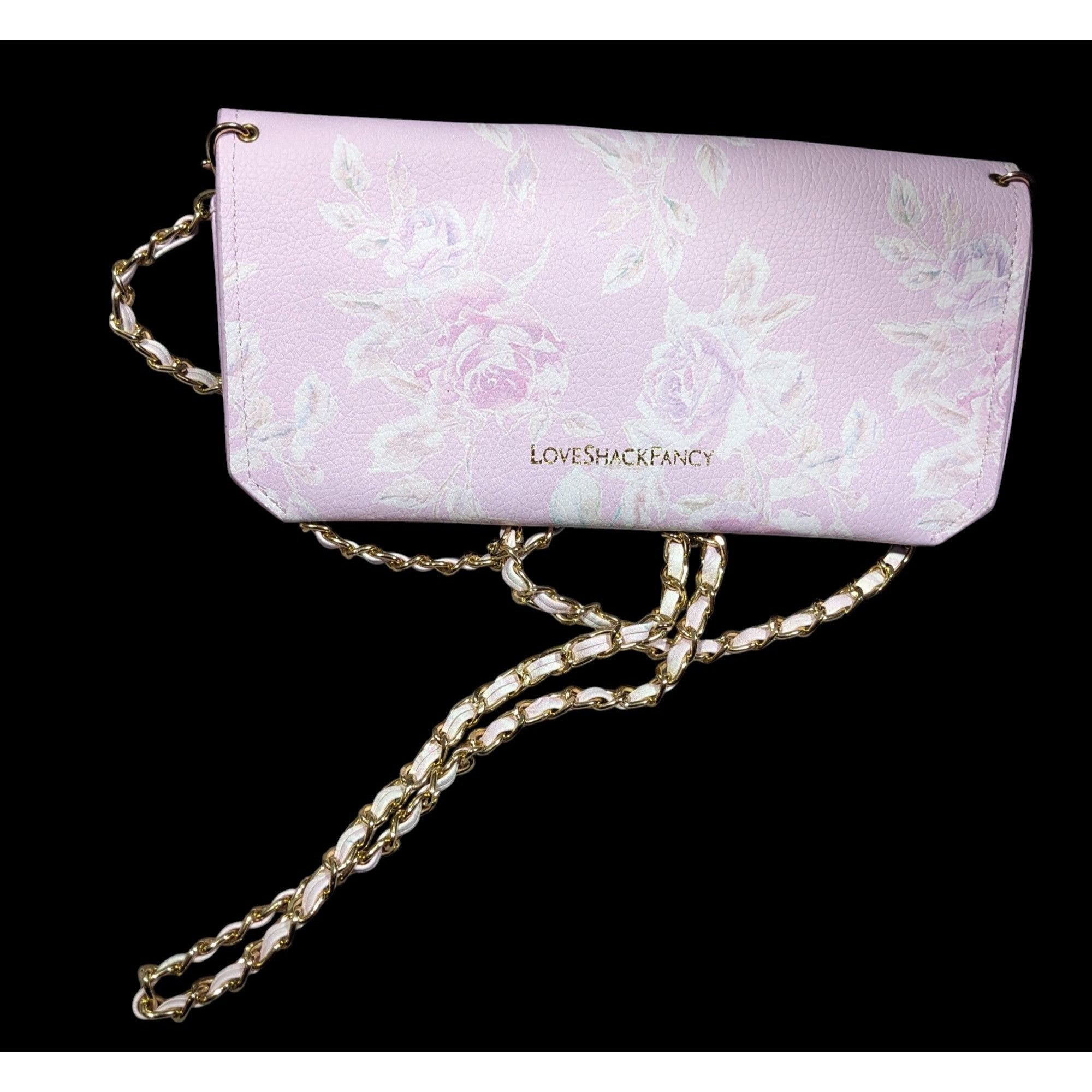 LoveShackFancy LoveShackFancy Coquette Pink Floral Mini Crossbody Bag Size ONE SIZE - 5 Thumbnail