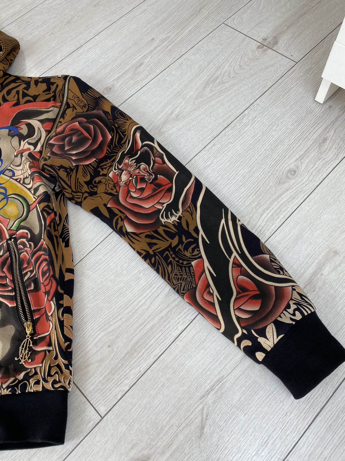 Christian Audigier × Japanese Brand Christian Audiger Y2k zip-hoodie size M Size US M / EU 48-50 / 2 - 5 Thumbnail