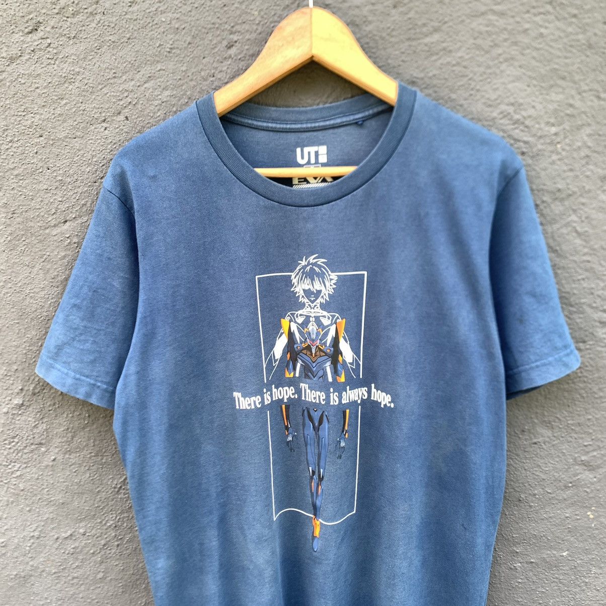 Uniqlo Thrashed Faded Evangelion X Uniqlo Anima Tee Size US M / EU 48-50 / 2 - 2 Thumbnail