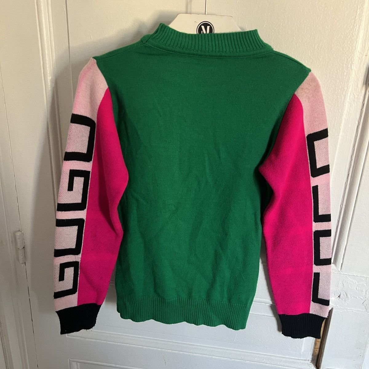 Japanese Brand × Vintage Y2K Sweater Pullover Knit Neon 2010 vibe swag turtleneck 00s Size M / US 6-8 / IT 42-44 - 3 Thumbnail